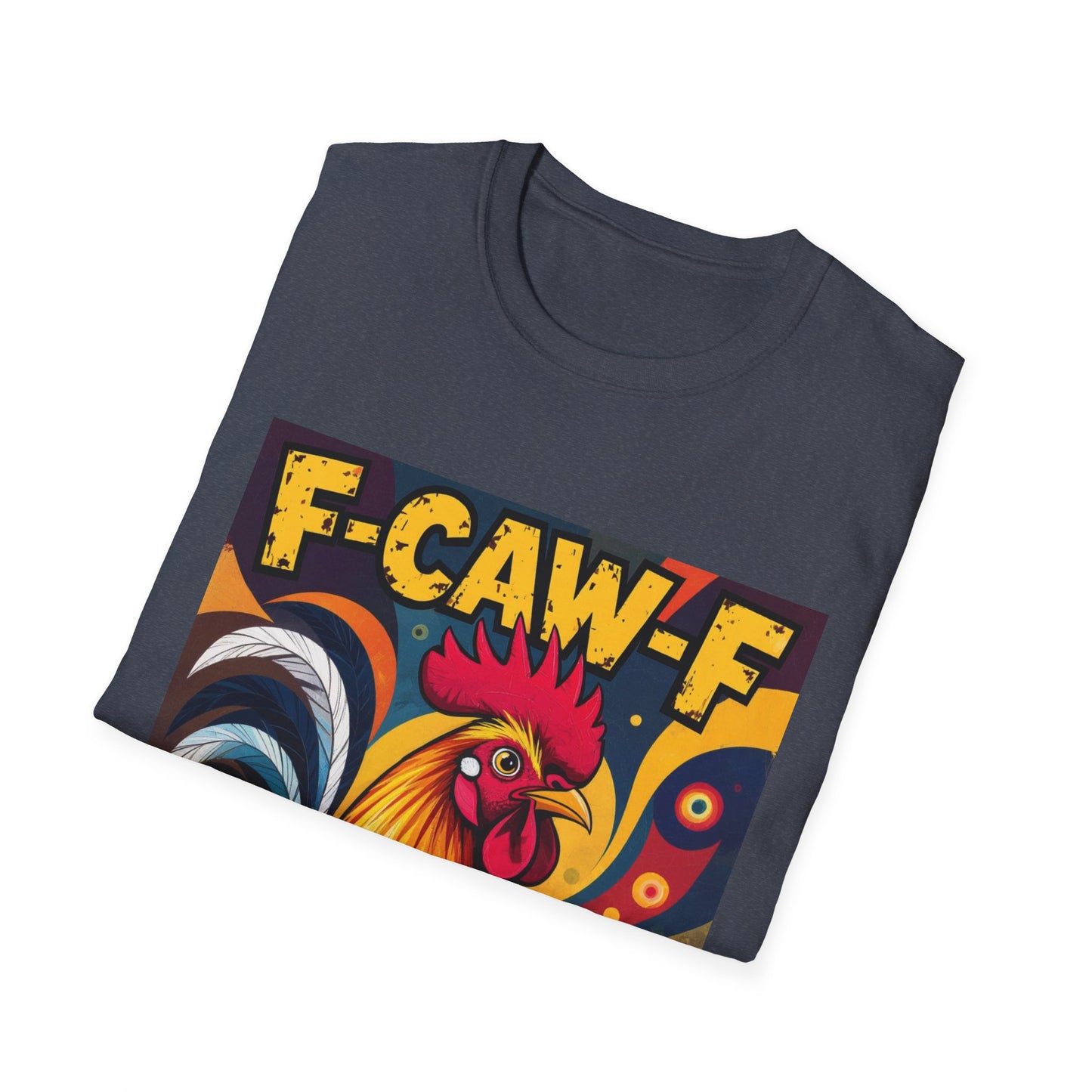 F-CAW-F Rooster Western Boho, Unisex T-Shirt,