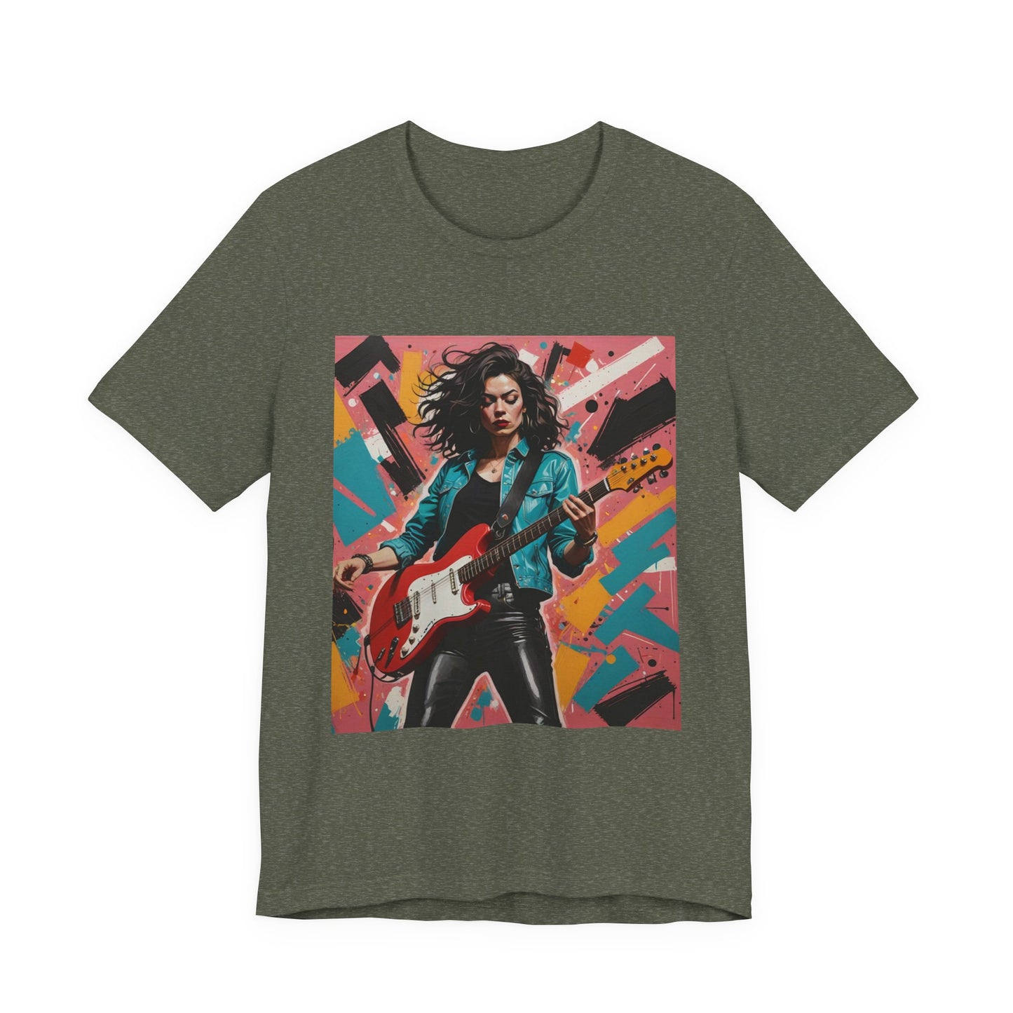 Female Rocker Abstract T-Shirt 3