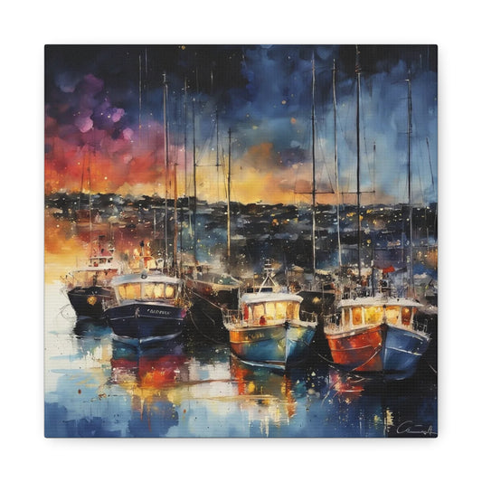 Twilight in Barbados Abstract Art