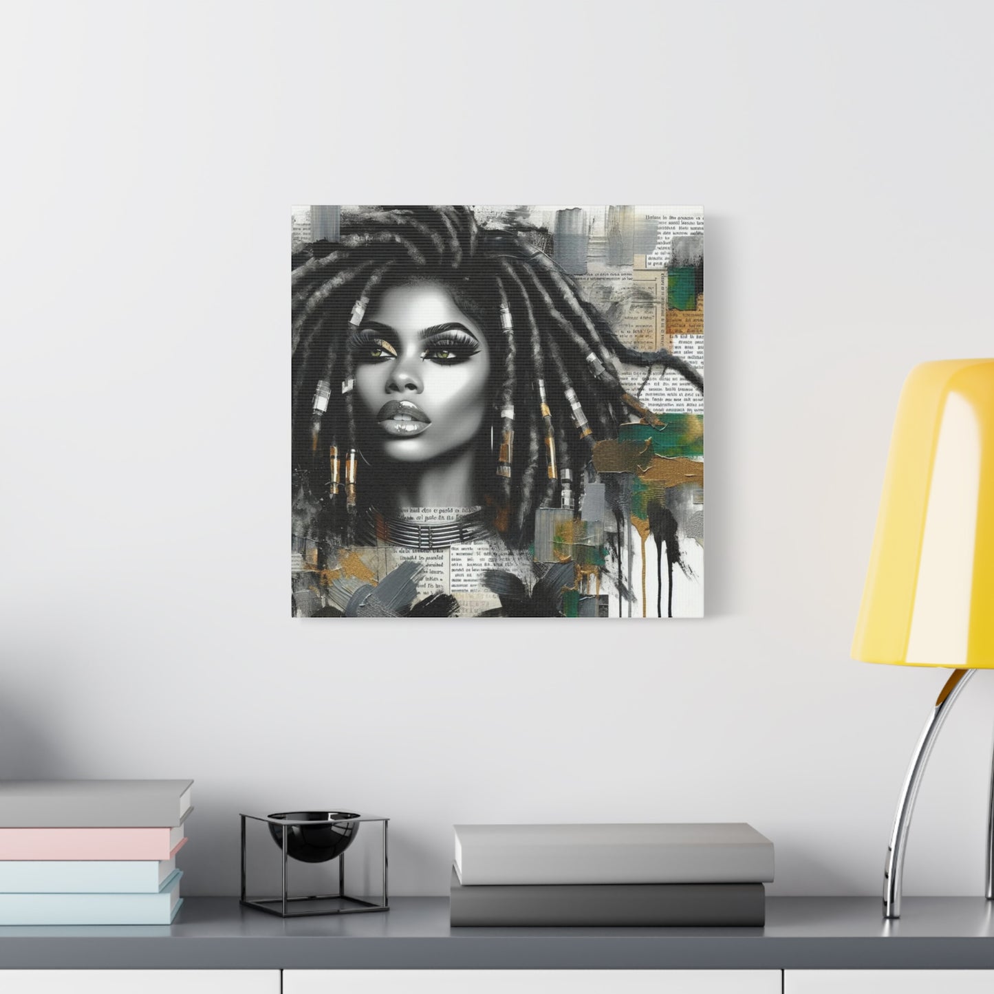 Beautiful Black Woman Canvas Art