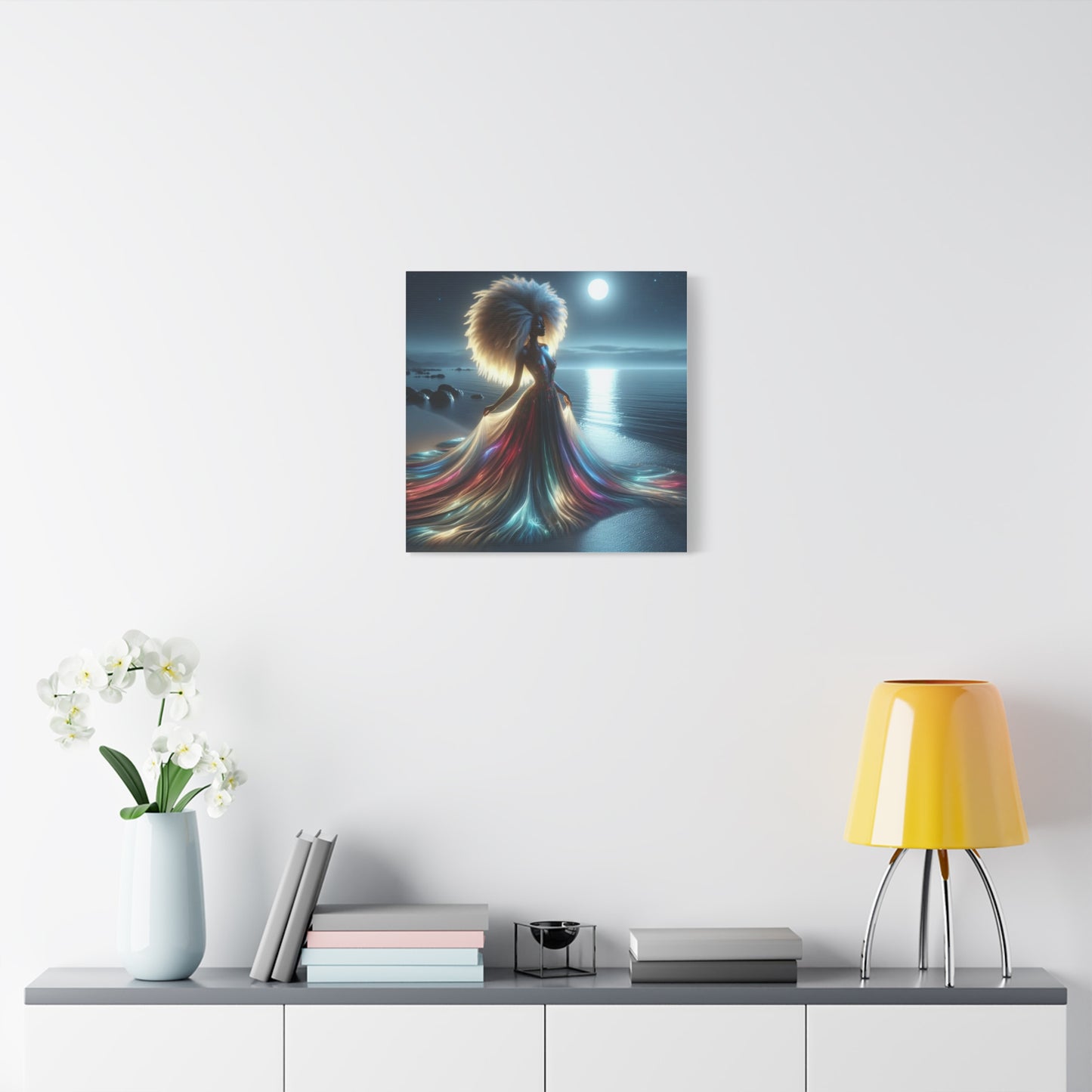 Beautiful Black Woman Canvas Art
