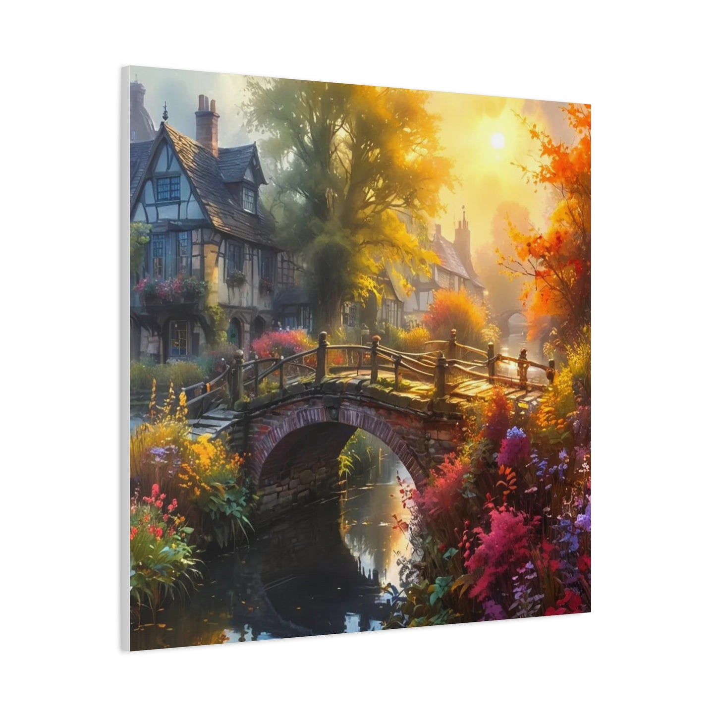 Canvas Print - The Bridge to Town Wall Art
