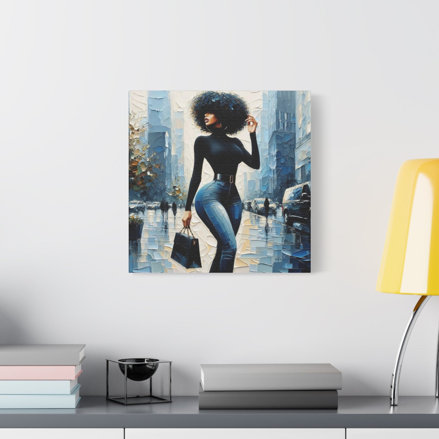 Beautiful Black Woman Canvas Art