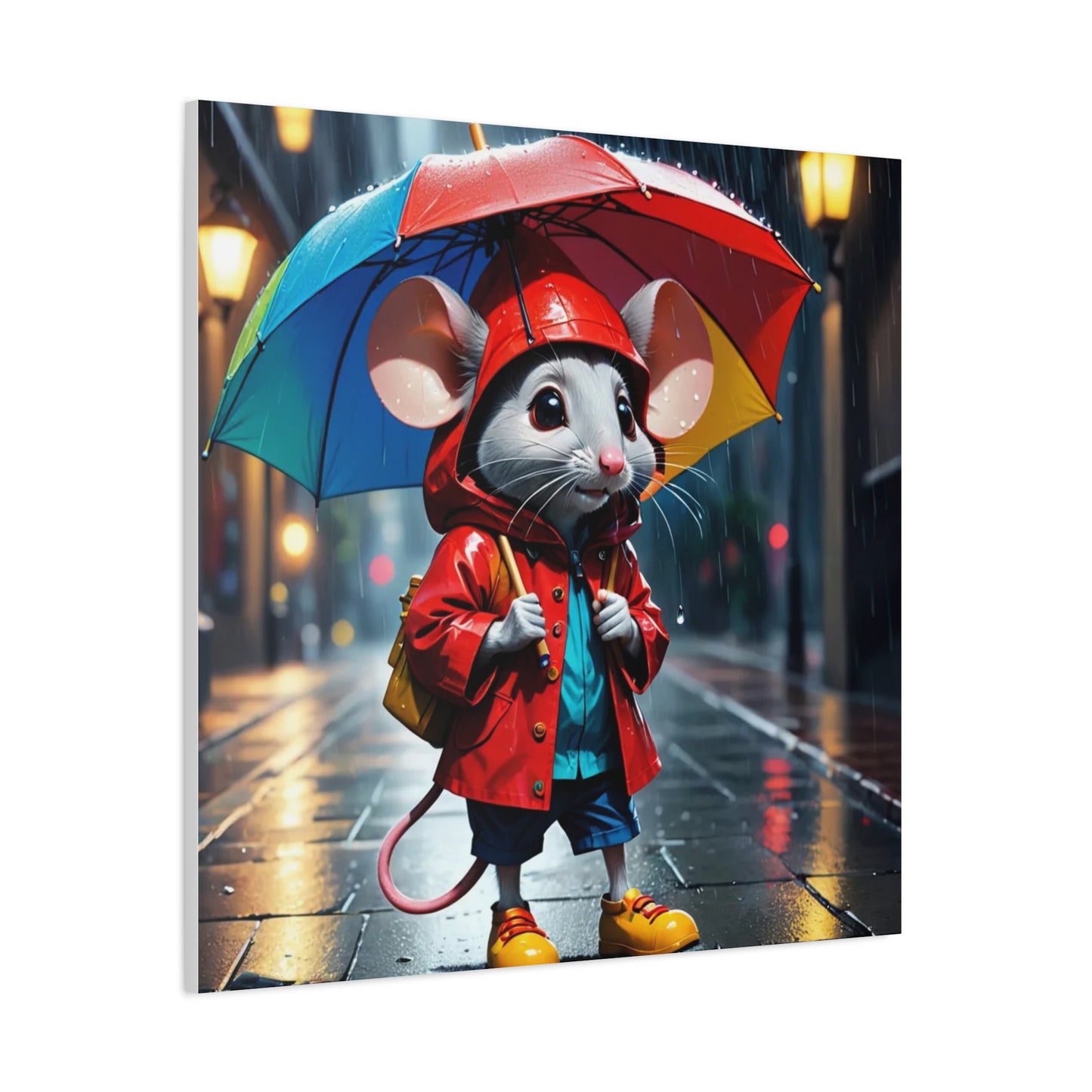 Mouse in the Rain Art