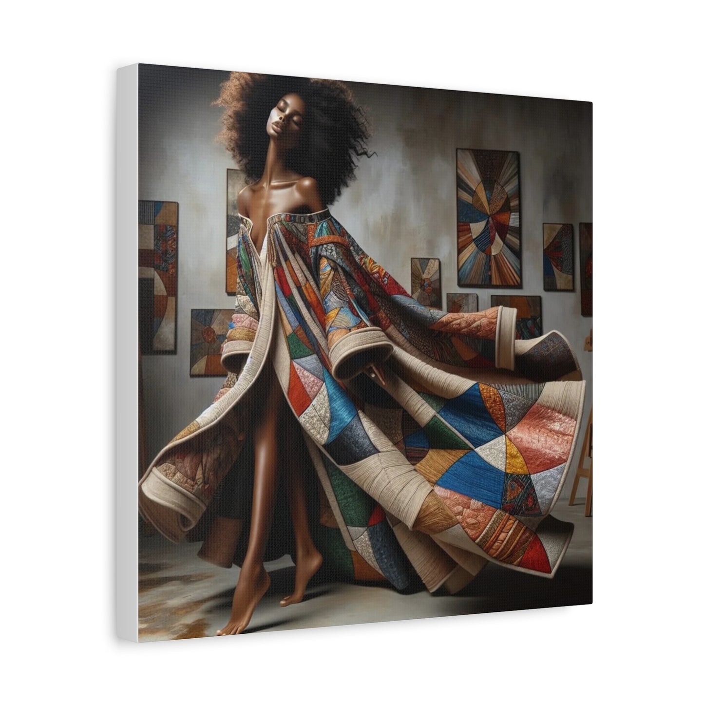 Beautiful Black Woman Canvas Art