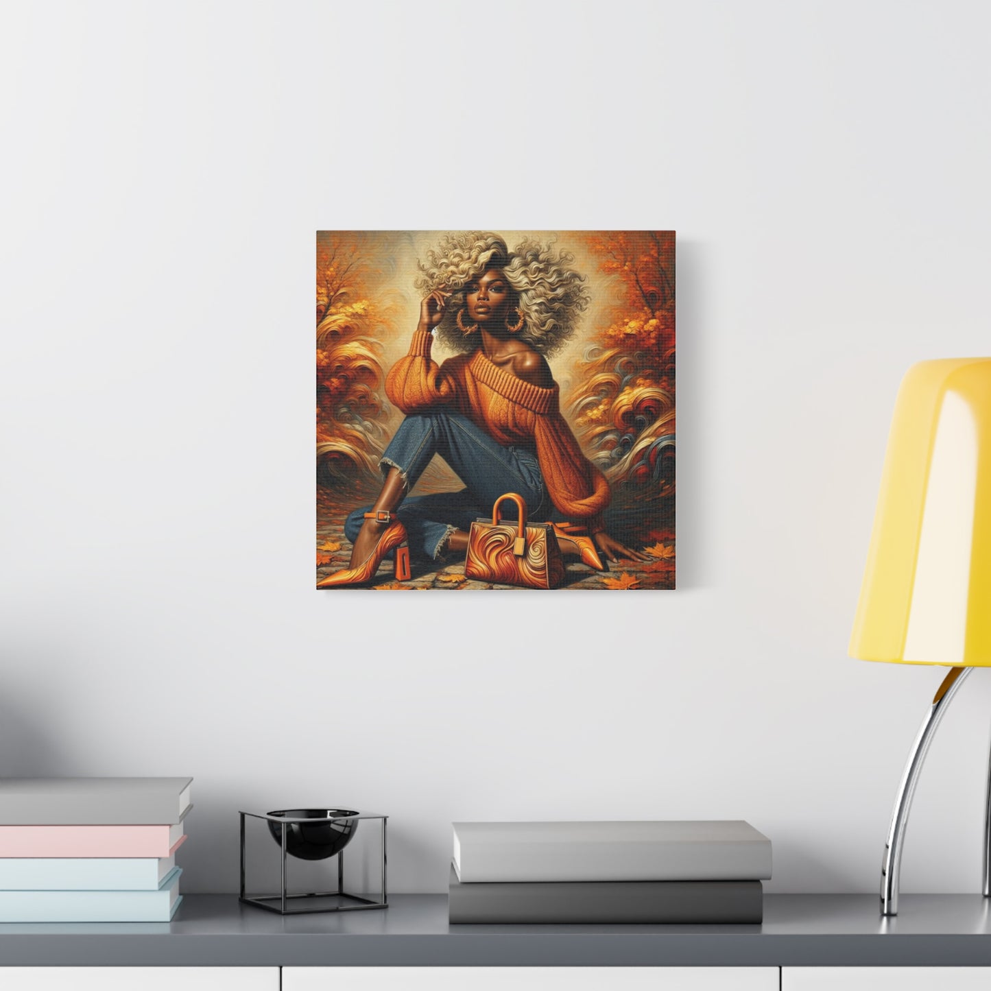 Beautiful Black Woman Canvas Art