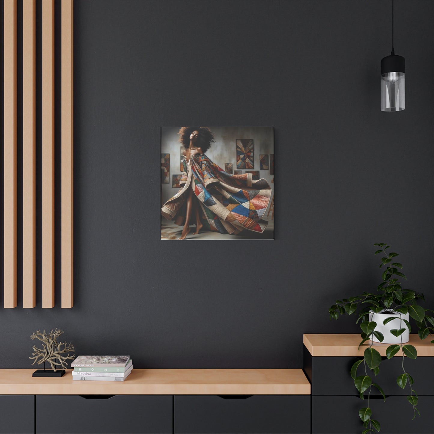Beautiful Black Woman Canvas Art