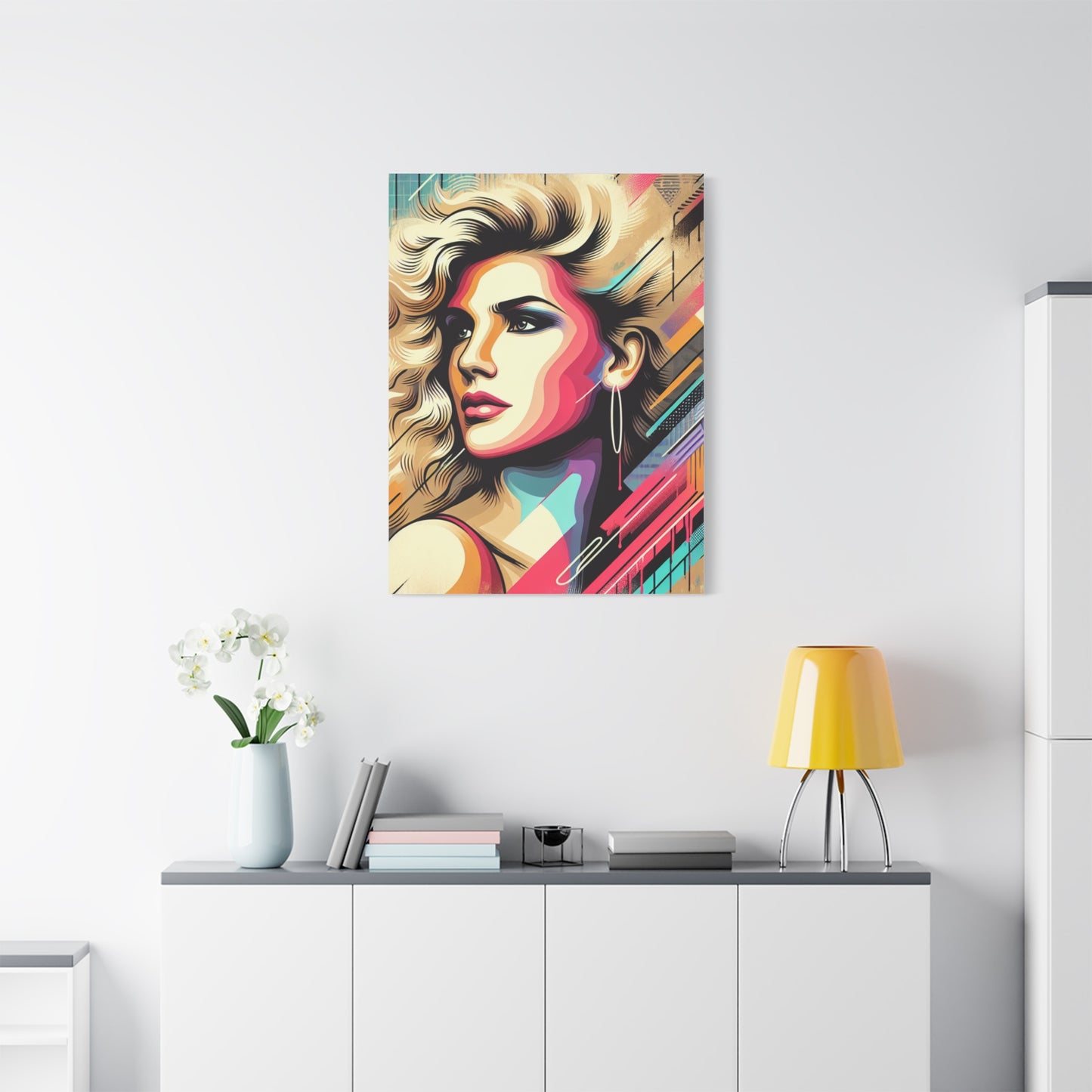 Pretty Woman Abstract Art