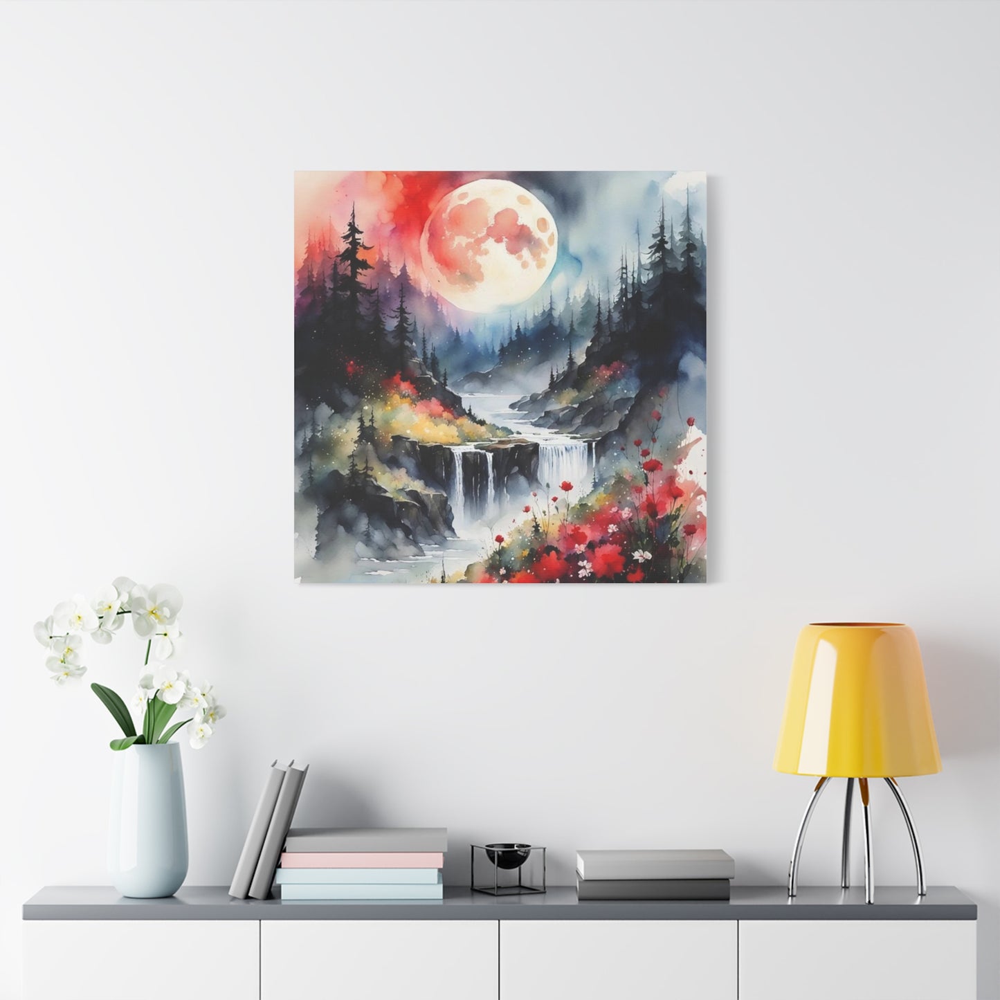 Large Moon Asian Abstract Art