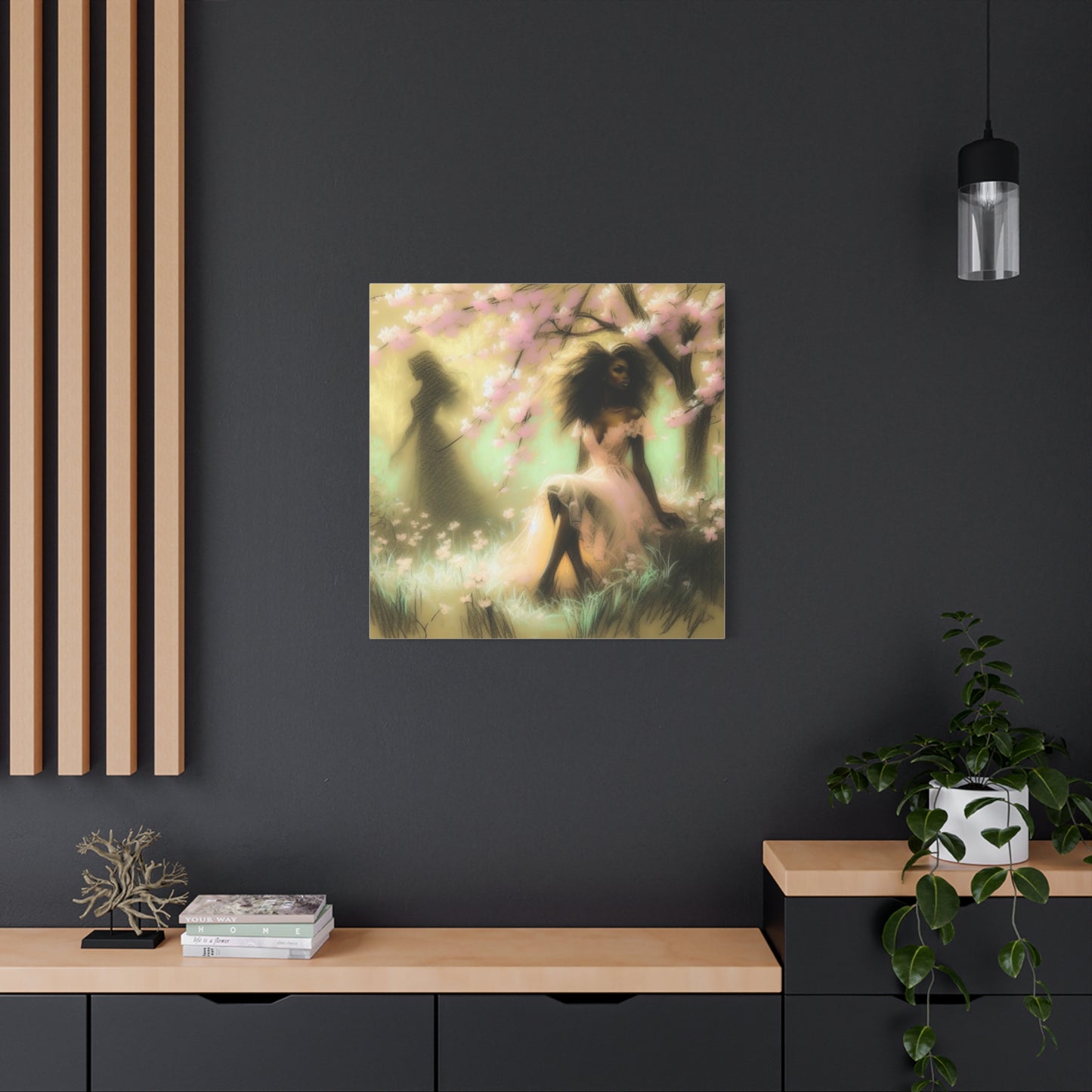 Beautiful Black Woman Canvas Art
