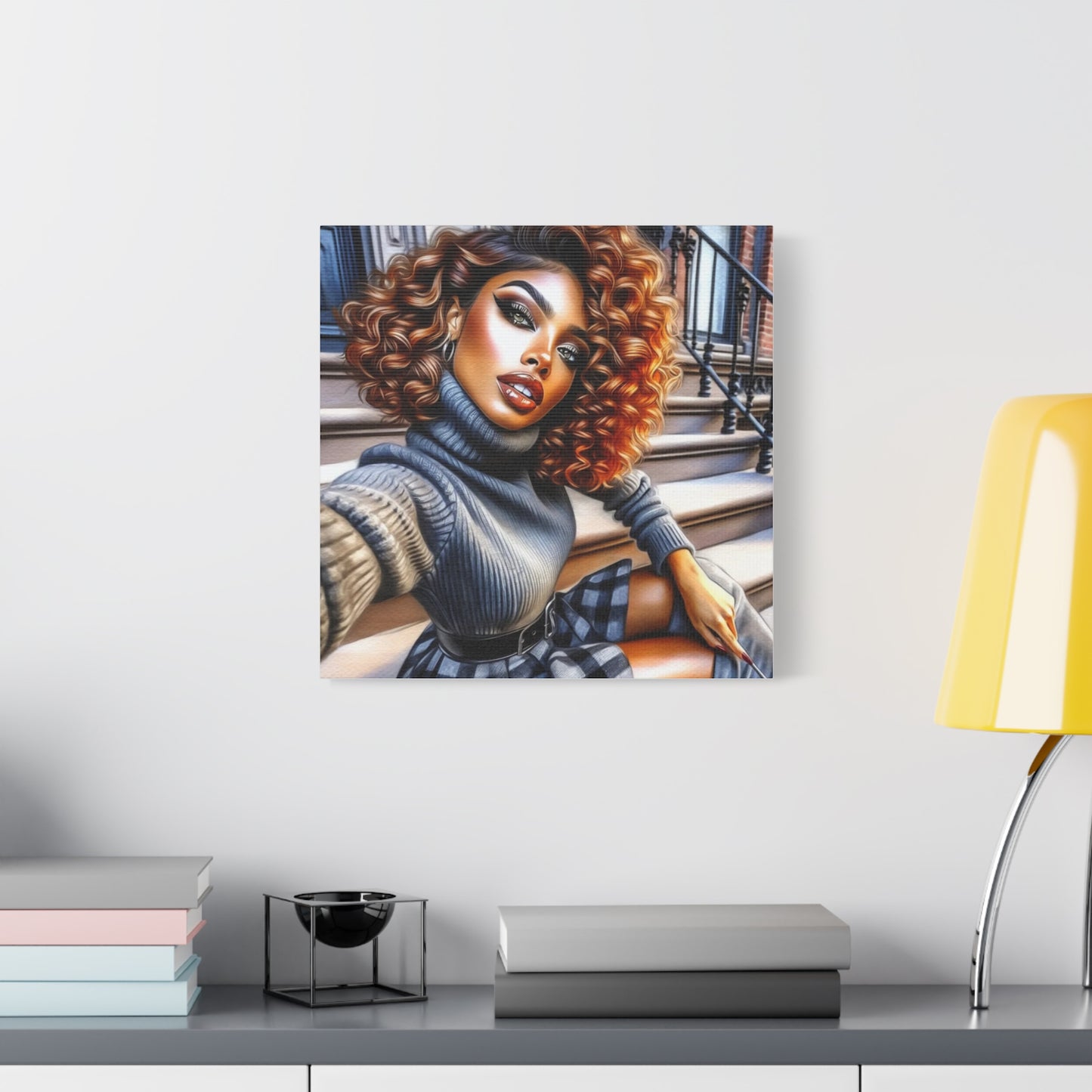 Beautiful Black Woman Canvas Art