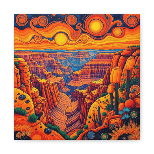 Canvas Print - Grand Canyon Abstract Art