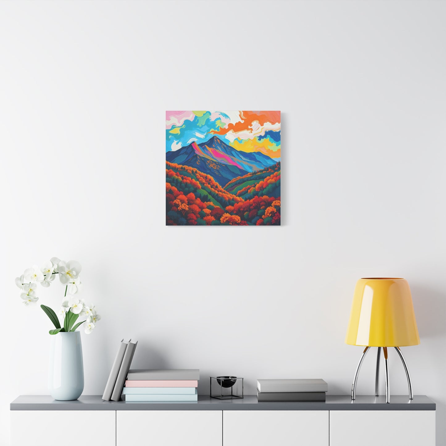 Canvas Wall Art - Abstract Black Hills Scenic