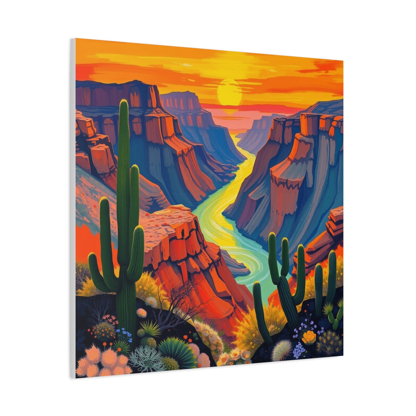 Canvas Print - Grand Canyon Abstract Art 1