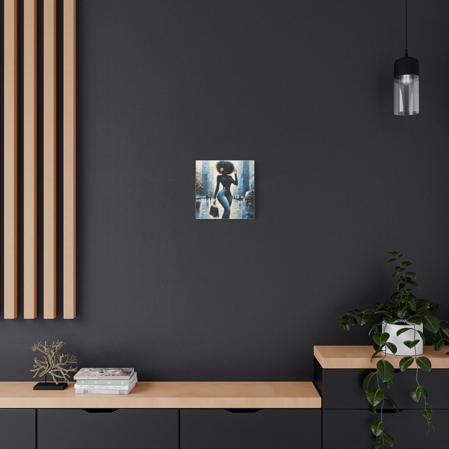 Beautiful Black Woman Canvas Art