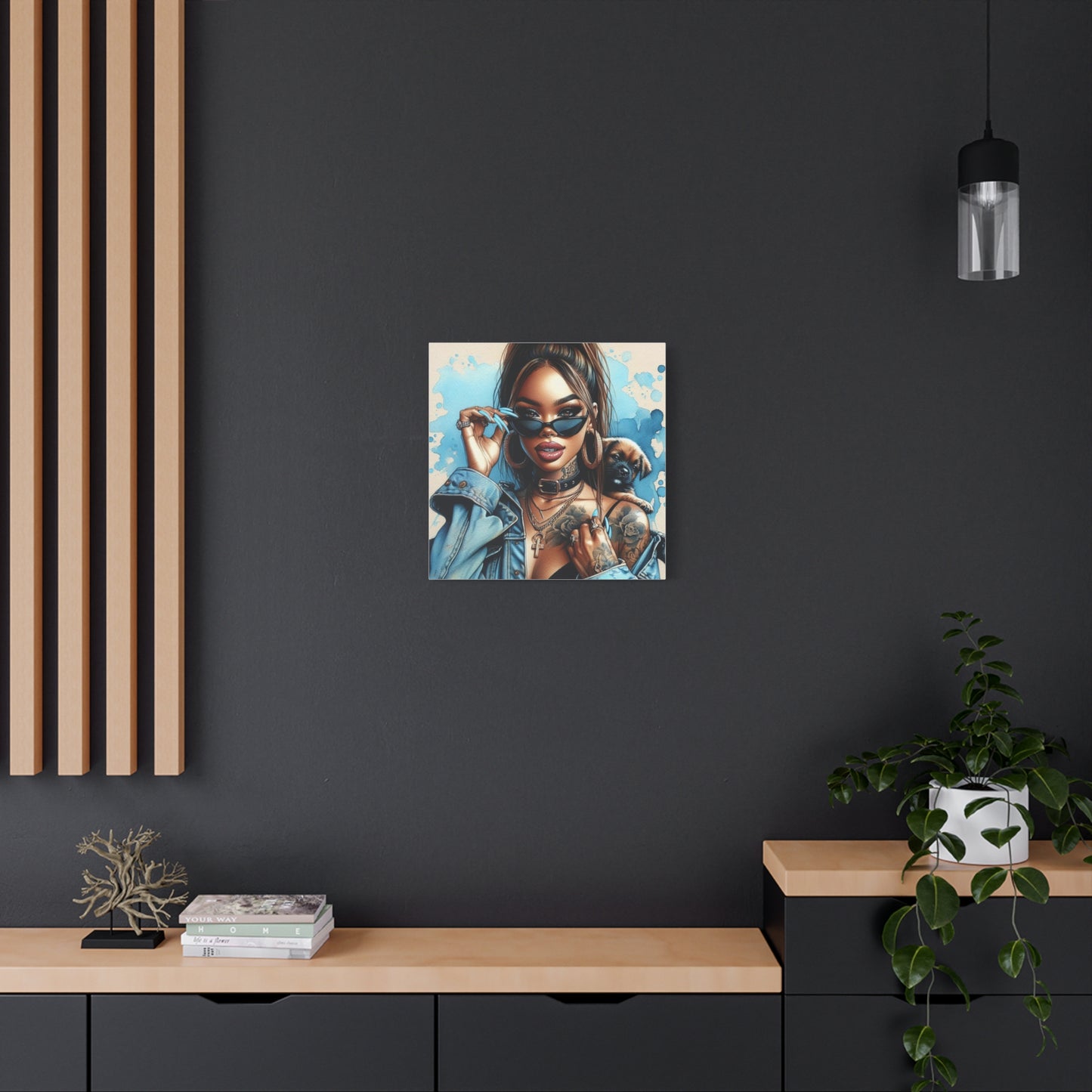 Beautiful Black Woman Canvas Art