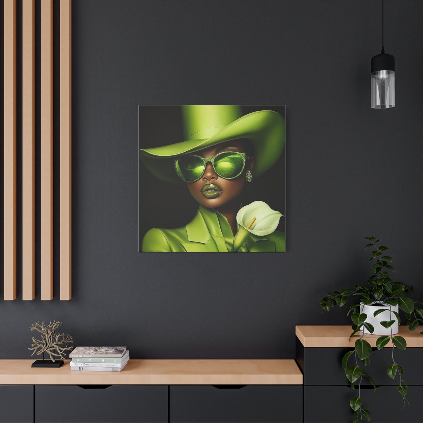 Beautiful Black Woman Canvas Art