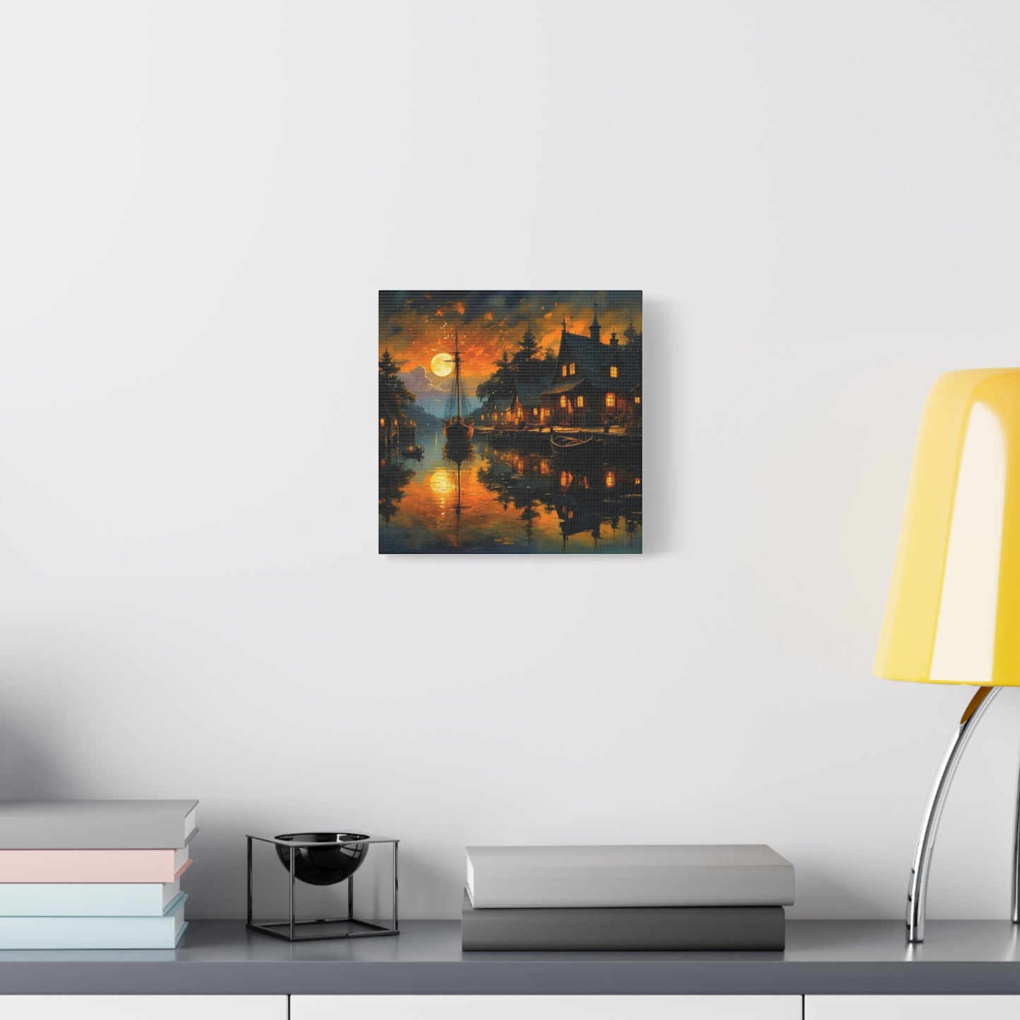 Wall Art - Harbor Glow Matte Canvas