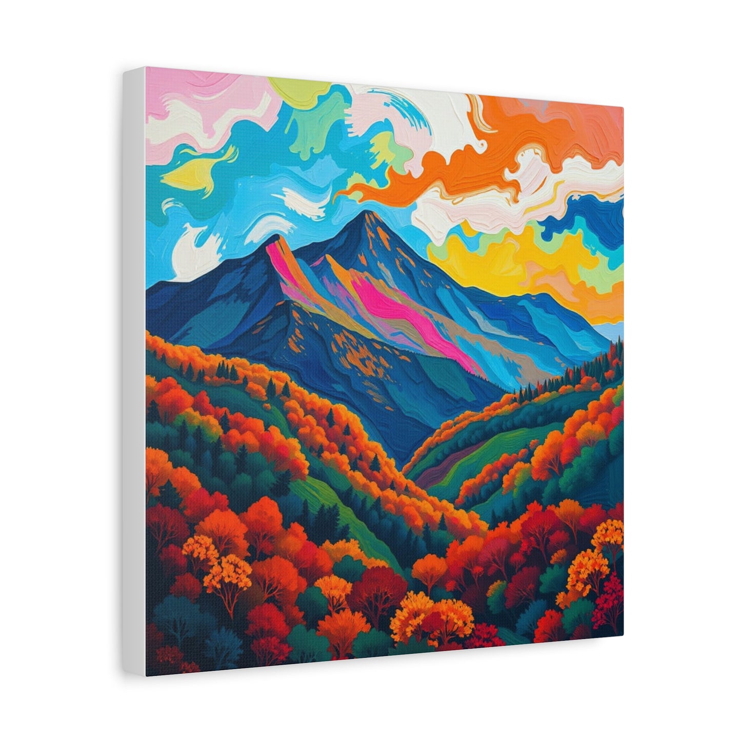 Canvas Wall Art - Abstract Black Hills Scenic