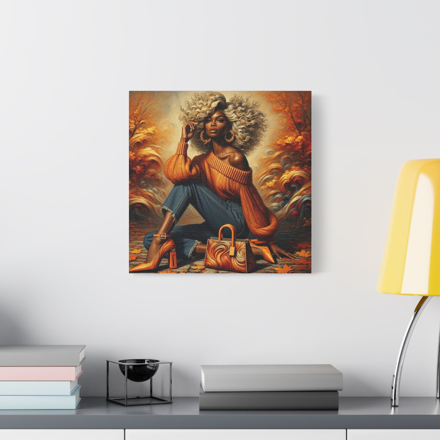 Beautiful Black Woman Canvas Art