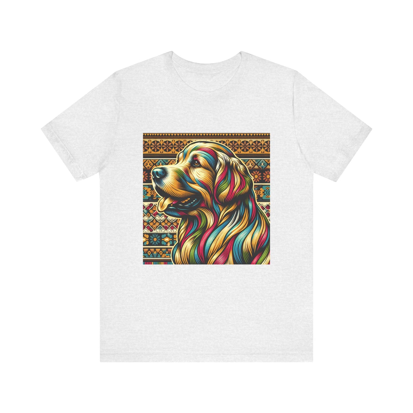 Retro Colorful Golden Retiever Tee - Unisex Shirt