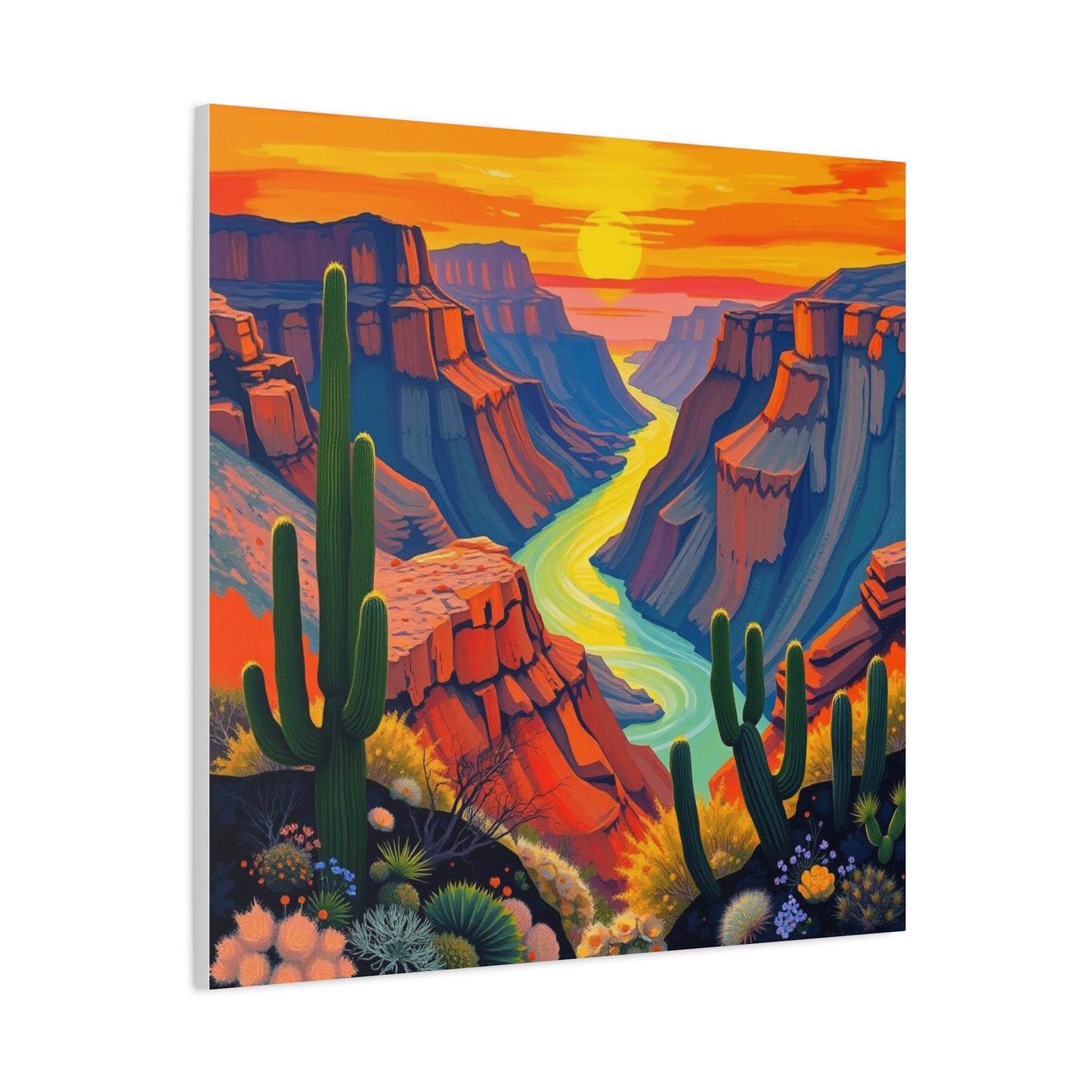 Canvas Print - Grand Canyon Abstract Art 1