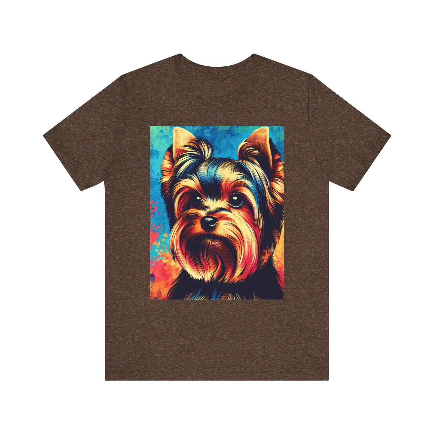 Retro Colorful Yorkie Tee - Unisex Shirt