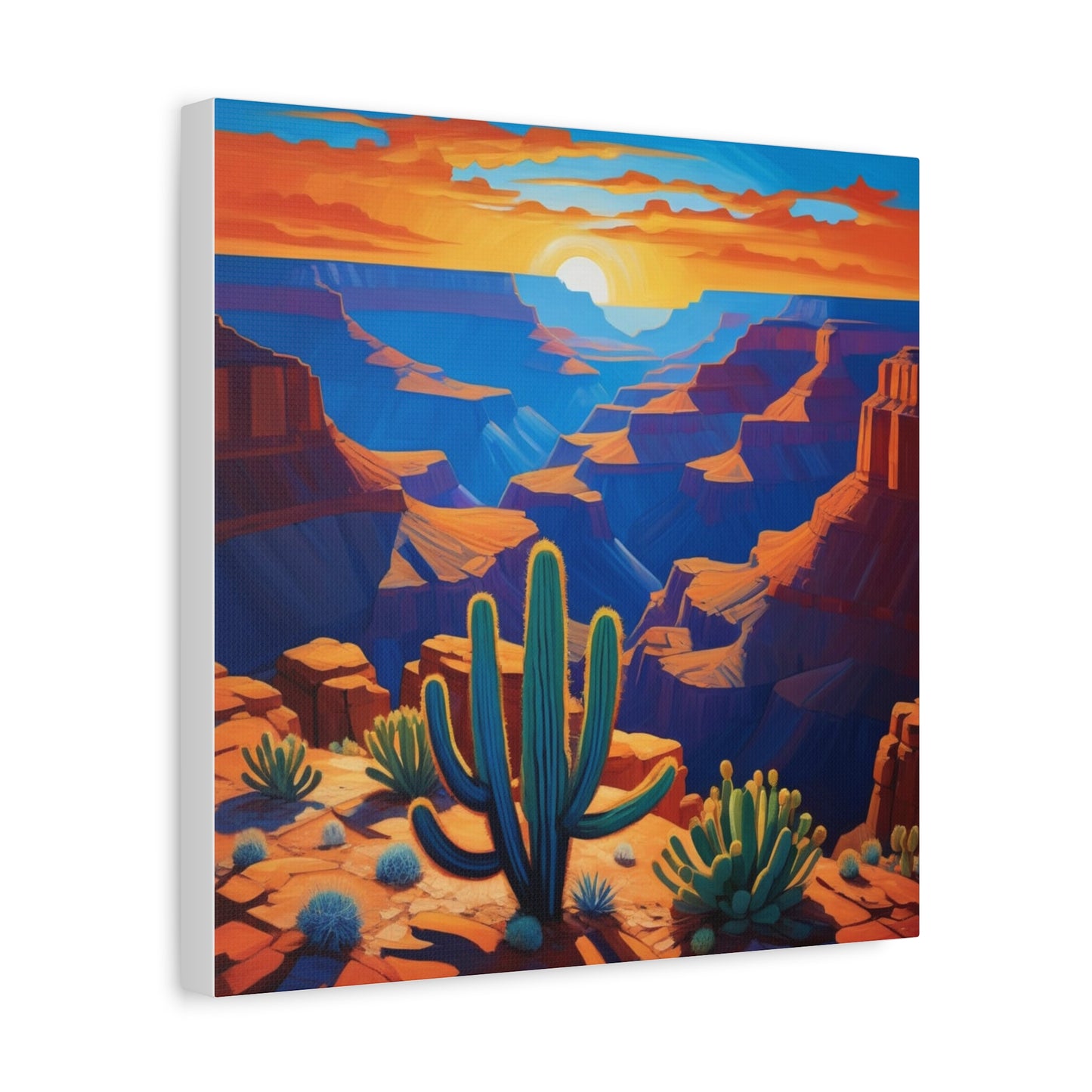 Canvas Print - Grand Canyon Abstract Art 4