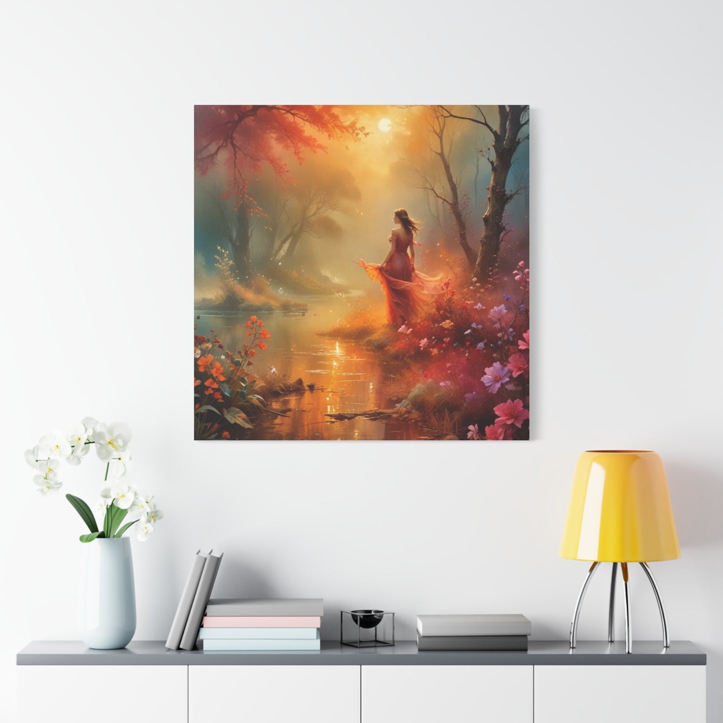 Canvas Print -Shimmer in the Morning Wall Art