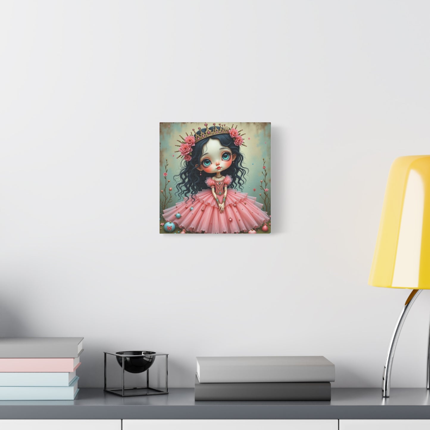 Girl in a Pink Dress Art