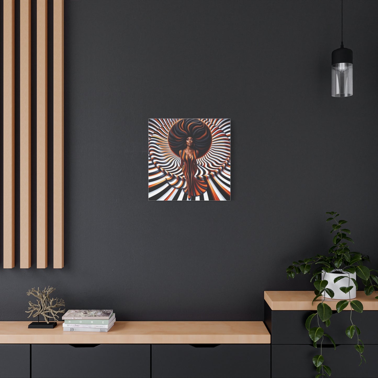 Beautiful Black Woman Canvas Art