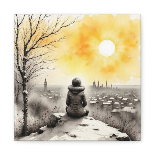 View of the City Abstract Art