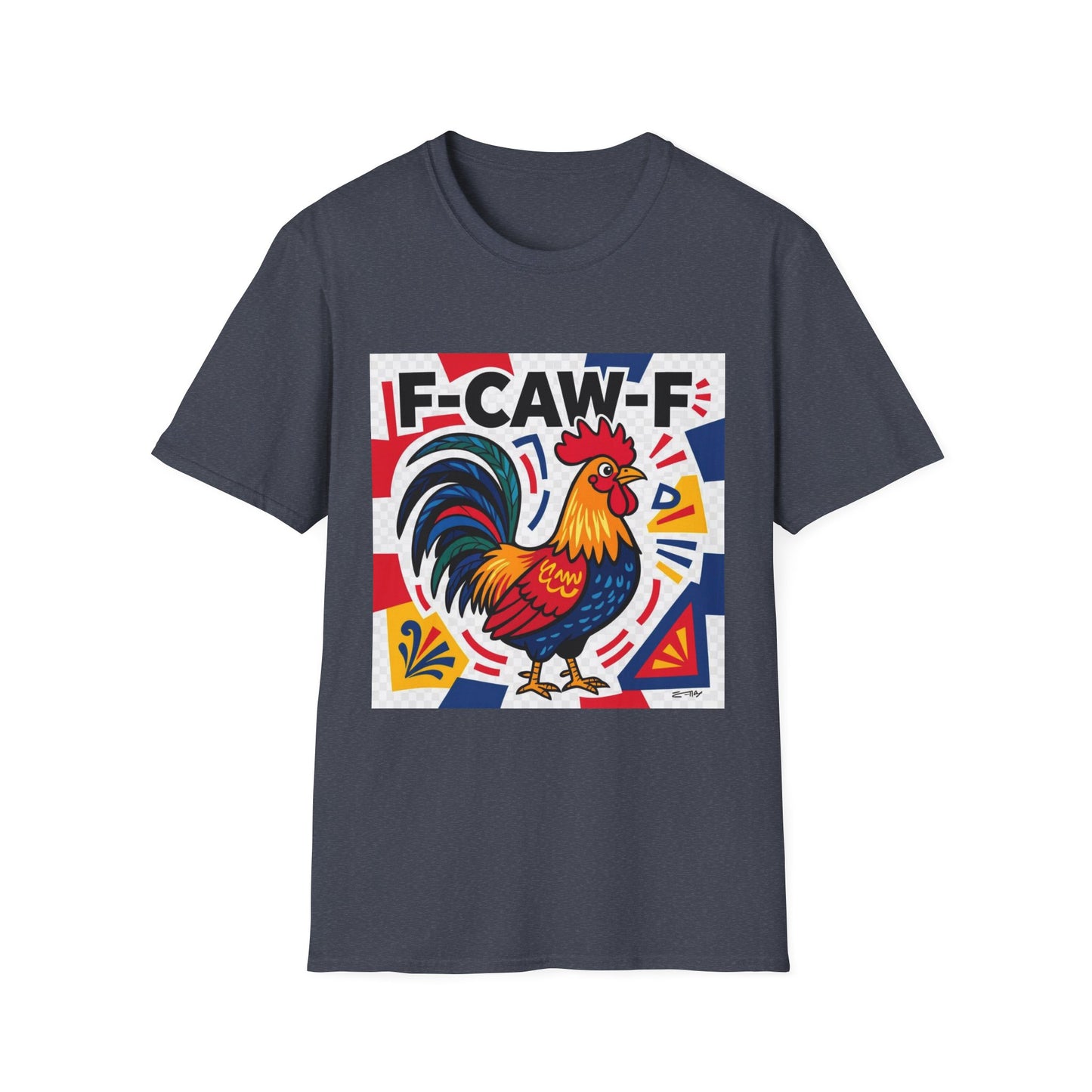 F-CAW-F Rooster Western Boho, Unisex T-Shirt,