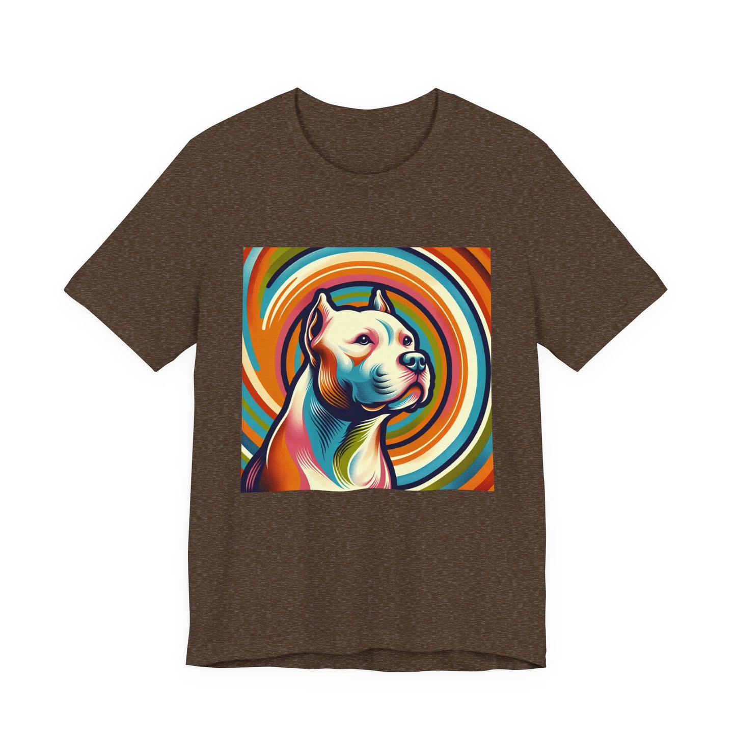 Retro Colorful Pit Bull Tee - Unisex Shirt