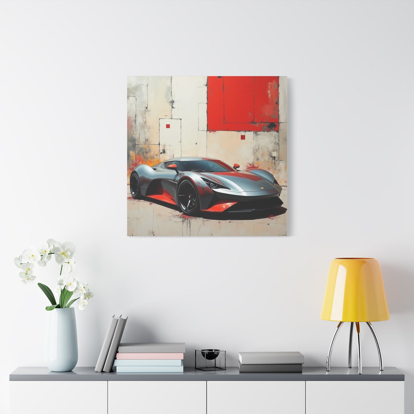 Sports Car Abstract Art