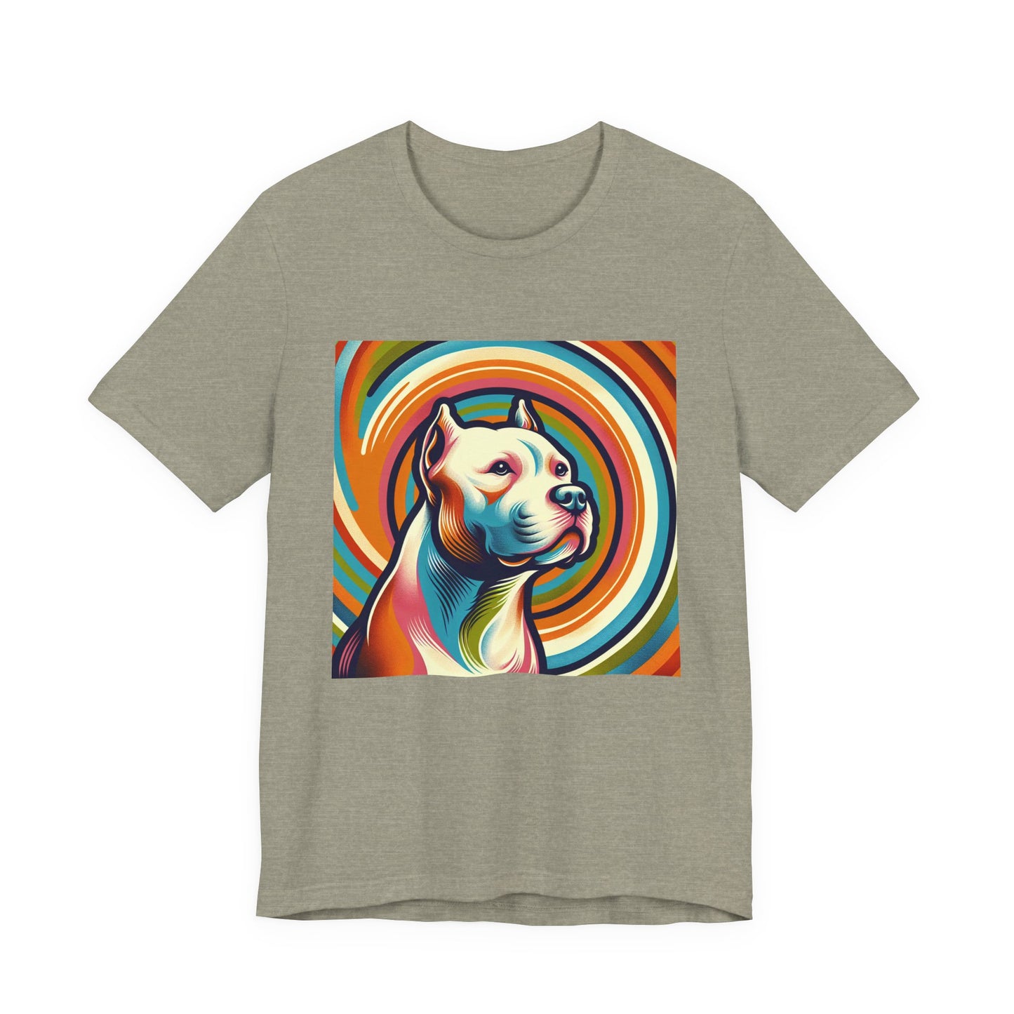 Retro Colorful Pit Bull Tee - Unisex Shirt
