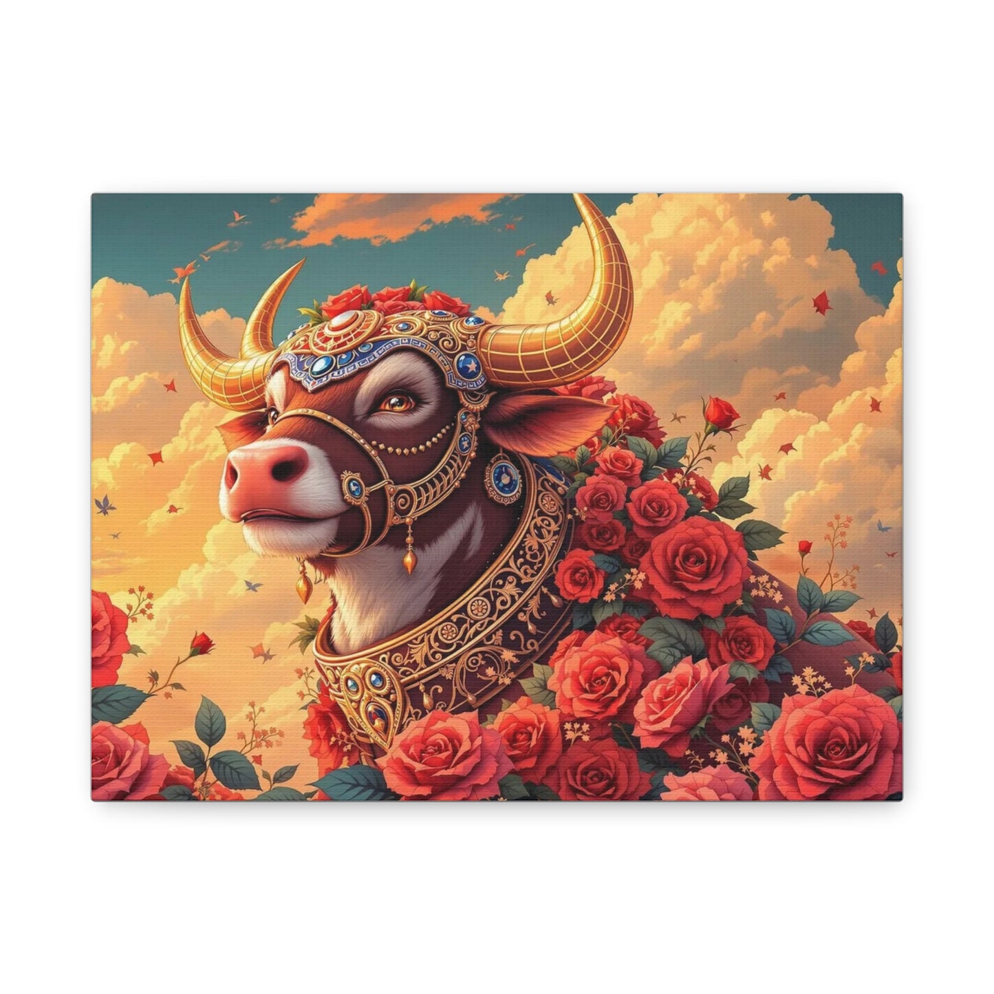 Canvas Print - Ruby the Magnificent Cow Picture