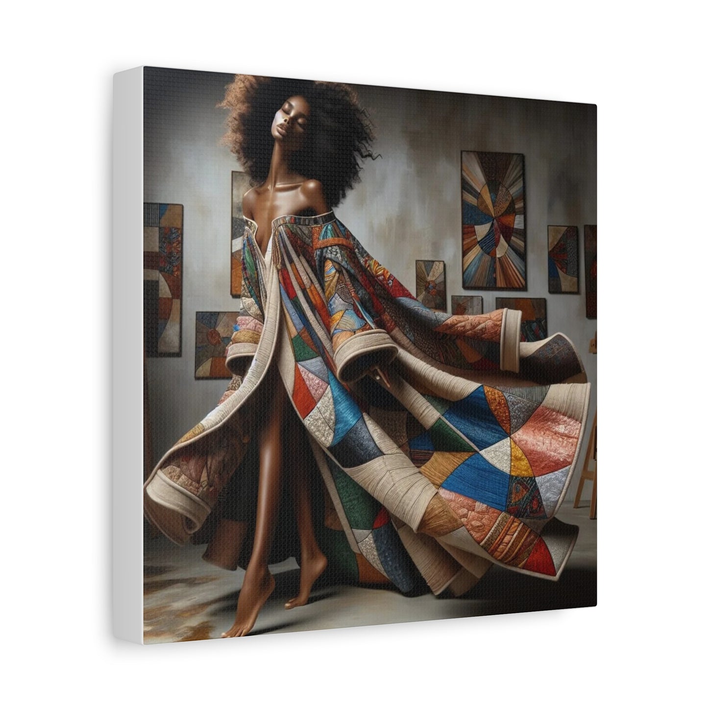 Beautiful Black Woman Canvas Art