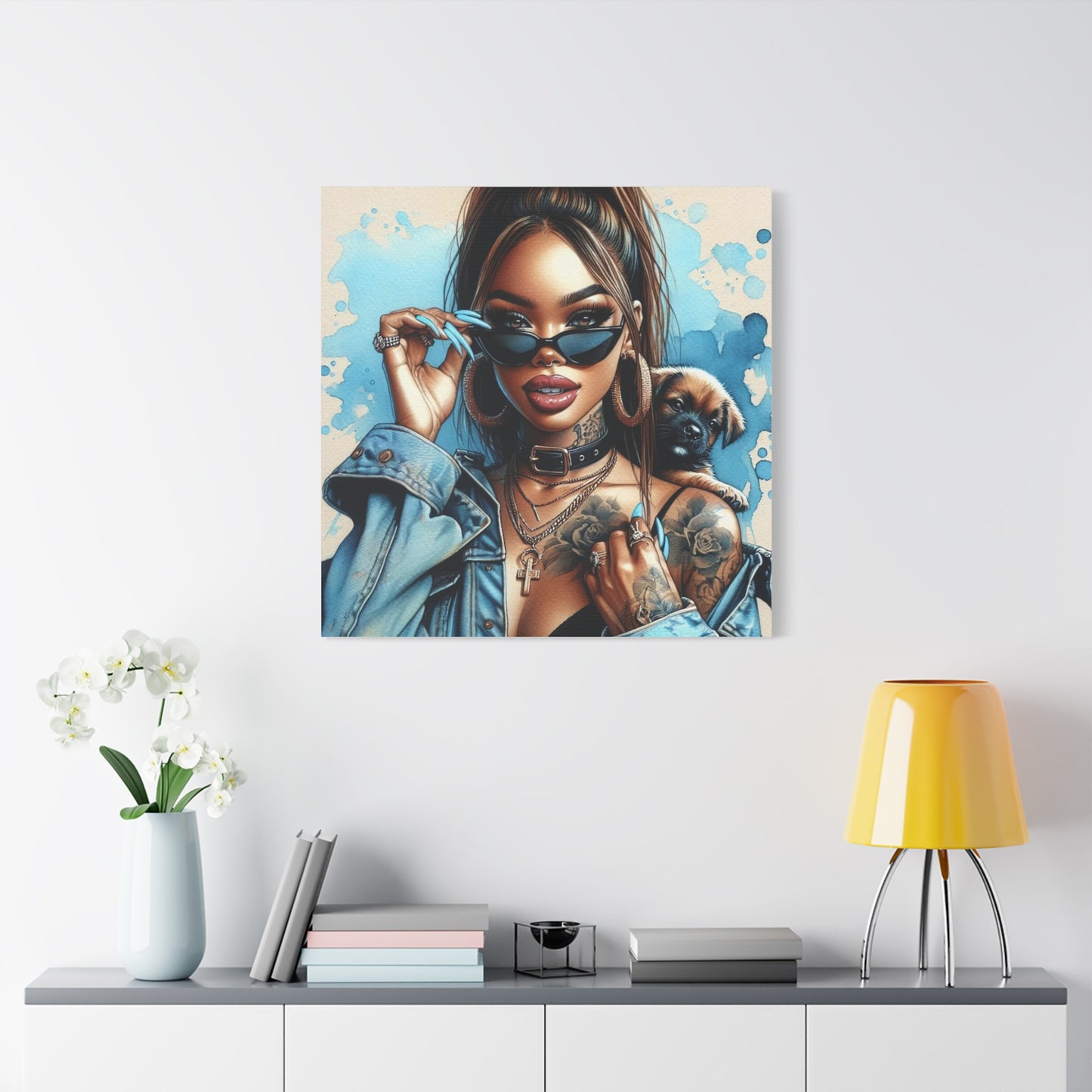 Beautiful Black Woman Canvas Art