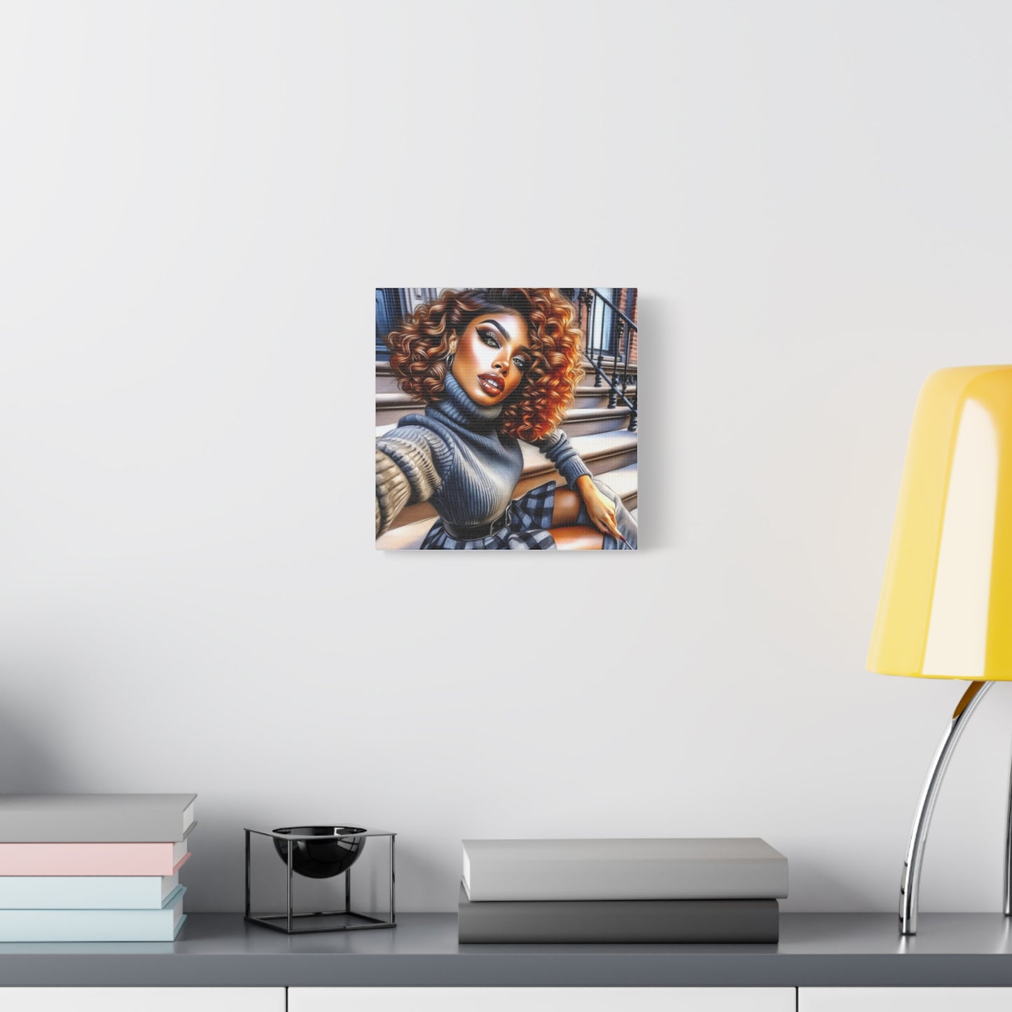 Beautiful Black Woman Canvas Art