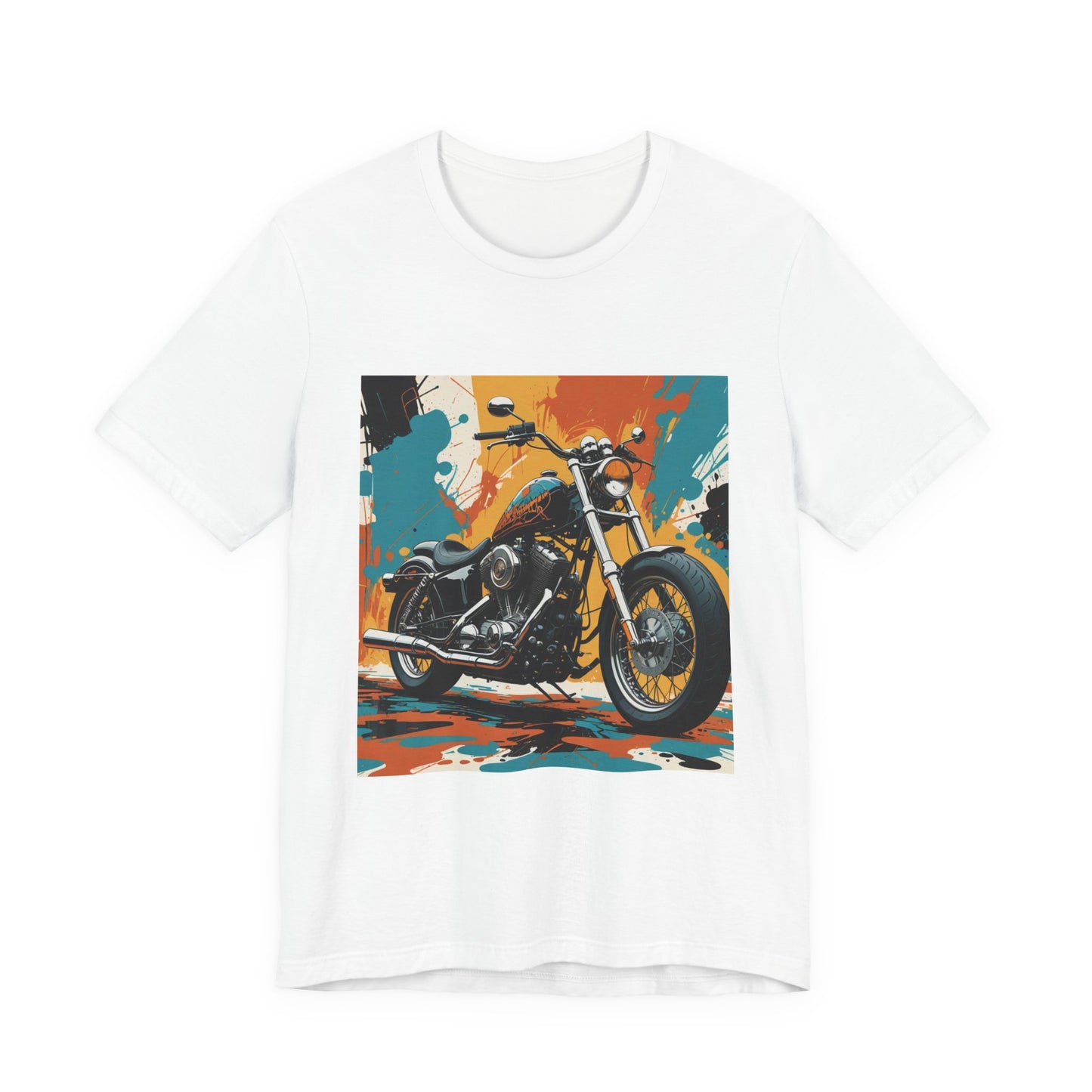Abstract Chopper Tee 1