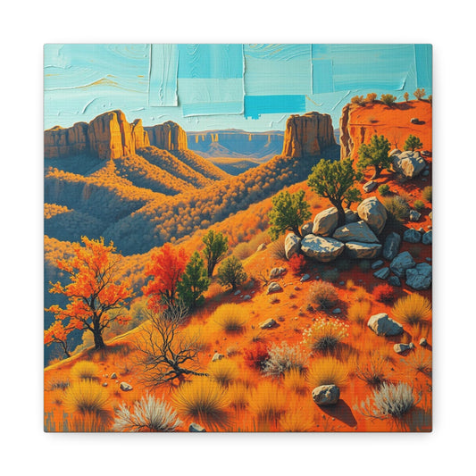 Canvas Print -Abstract 3 Southwest Landscape Wall Art