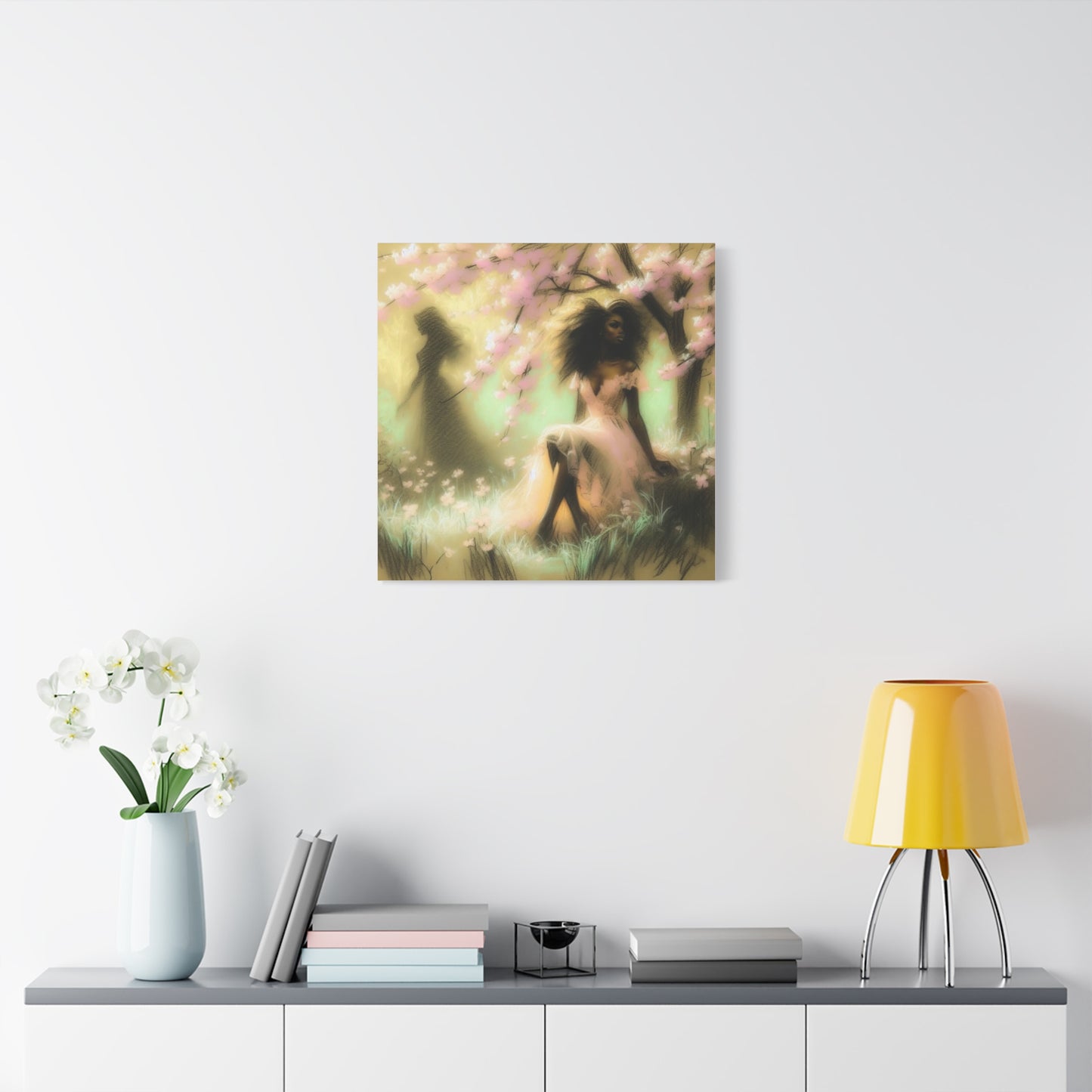 Beautiful Black Woman Canvas Art