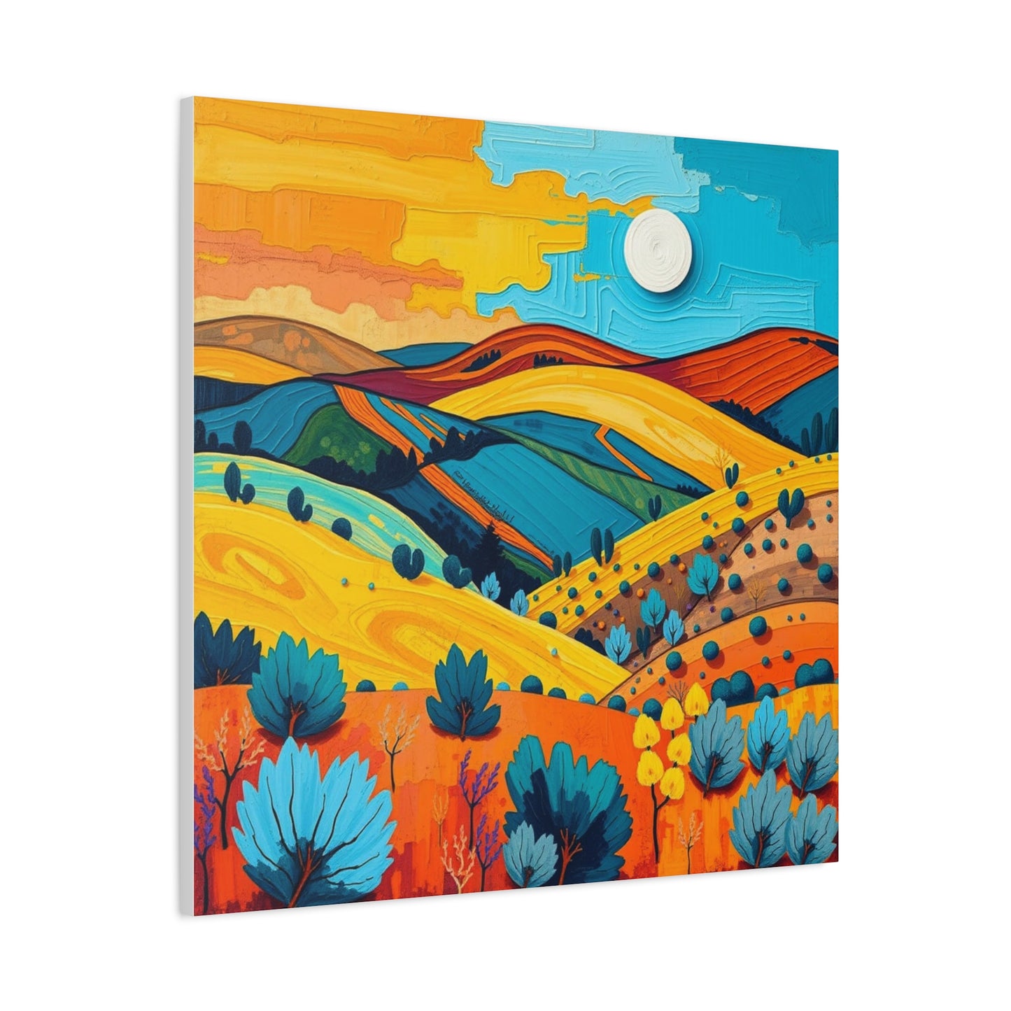 Canvas Print -Abstract 1 Southwest Landscape Wall Art