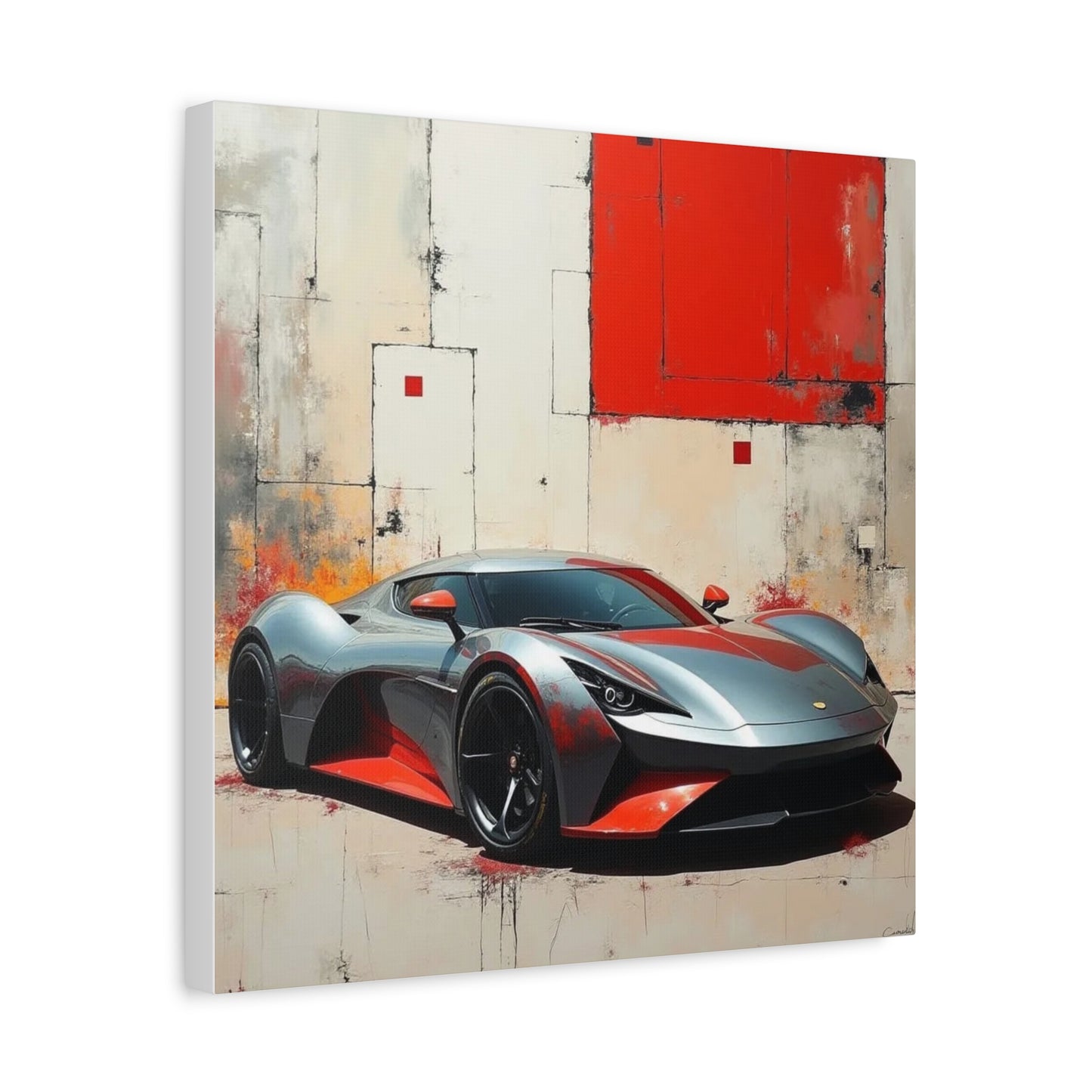 Sports Car Abstract Art