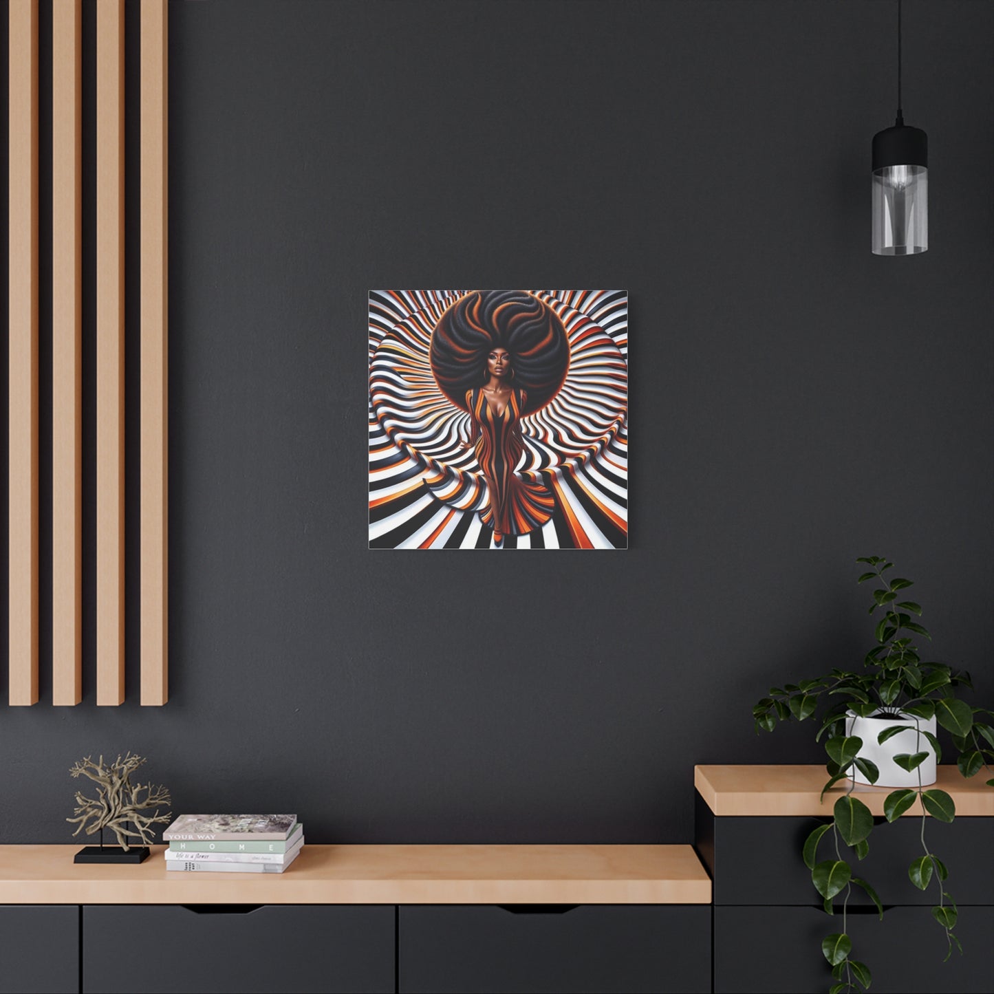 Beautiful Black Woman Canvas Art