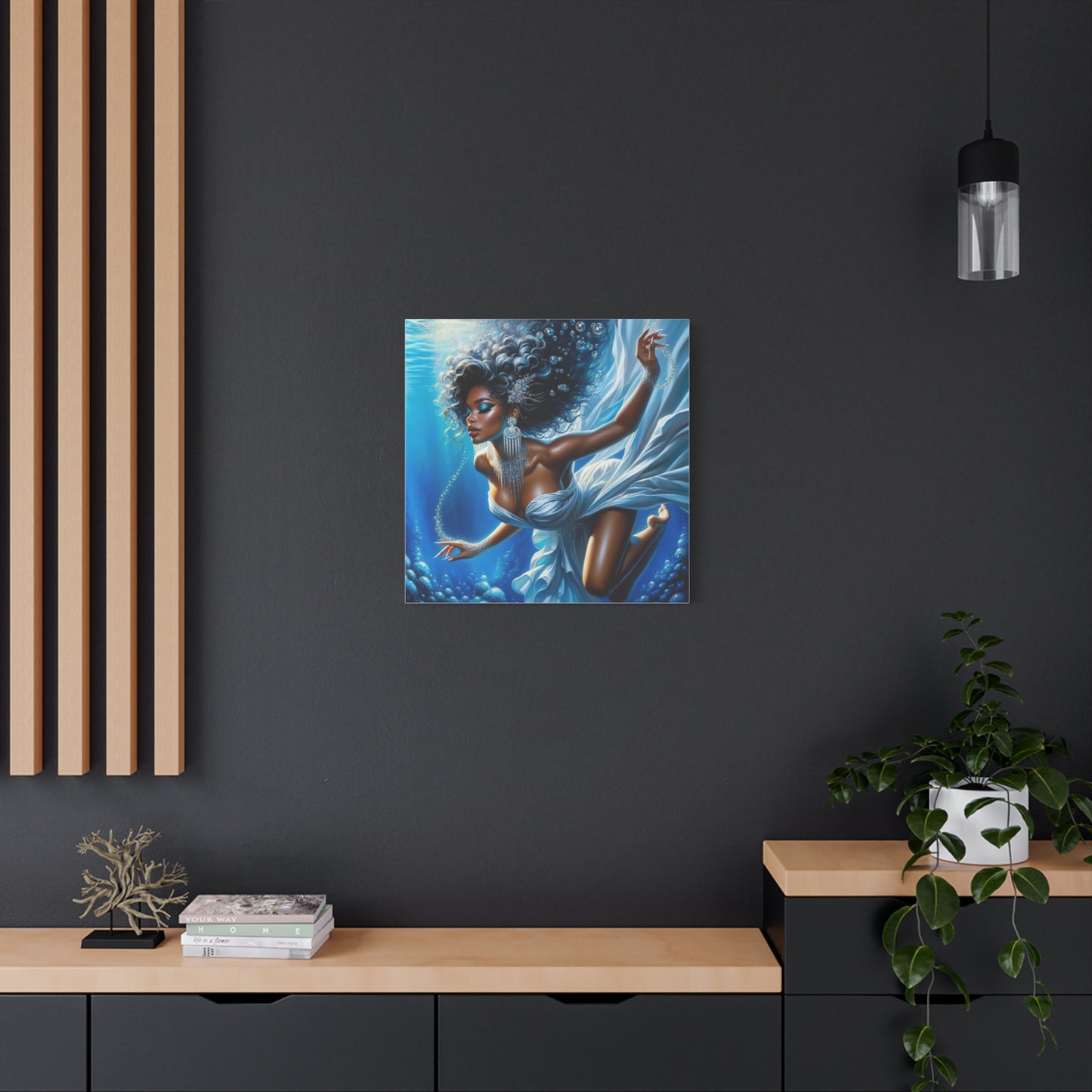 Beautiful Black Woman Canvas Art