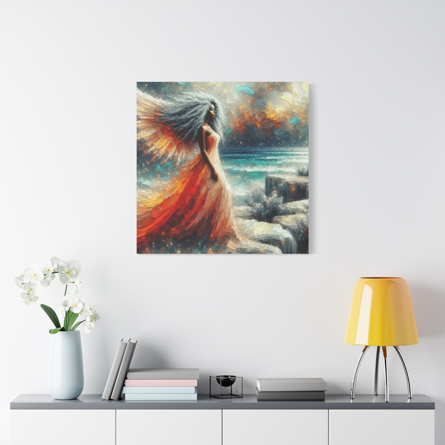 Beautiful Black Woman Canvas Art