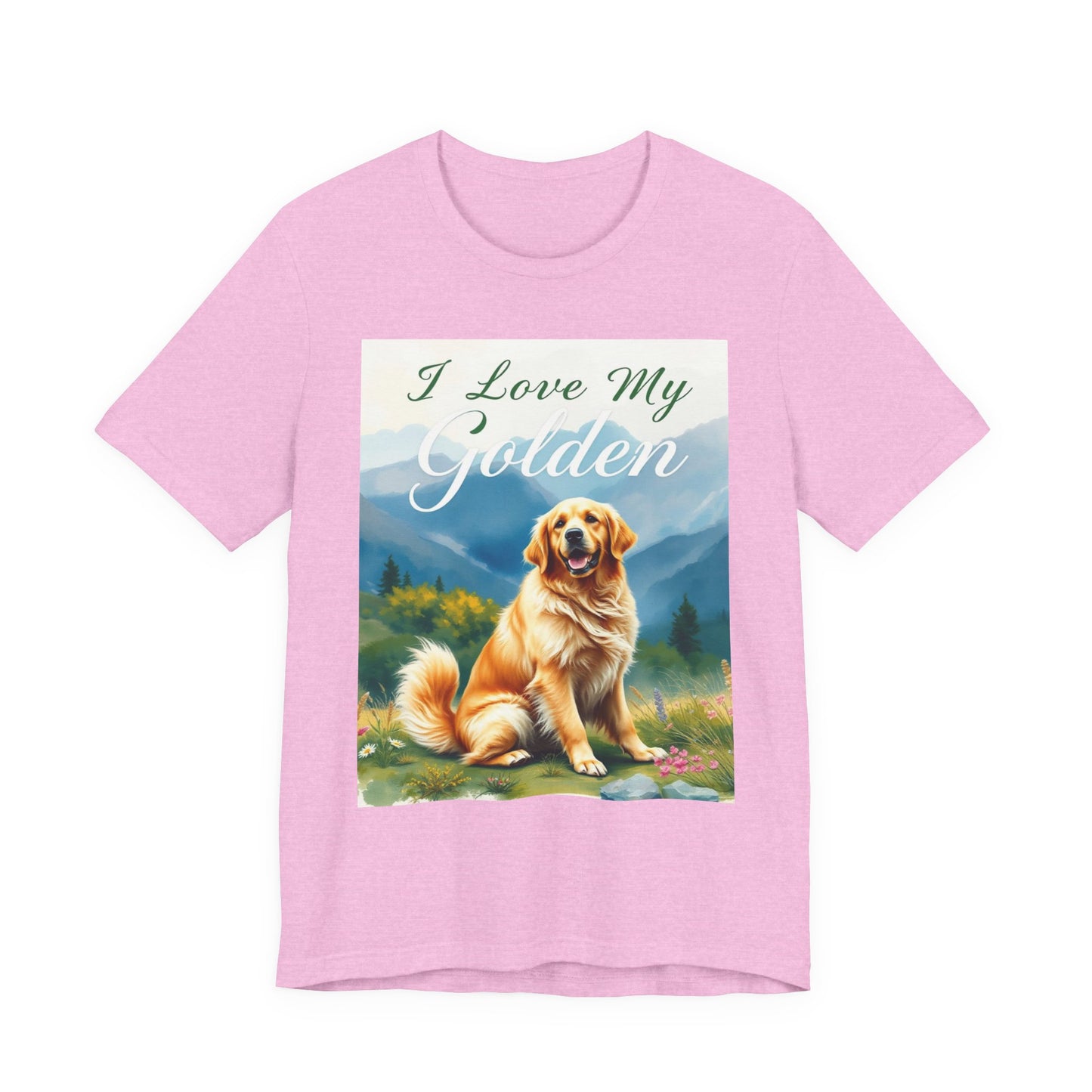 I Love My Golden T-Shirt
