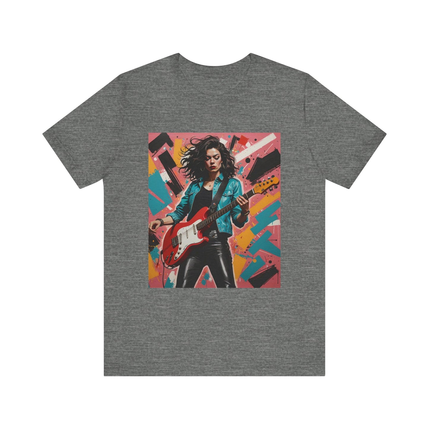 Female Rocker Abstract T-Shirt 3